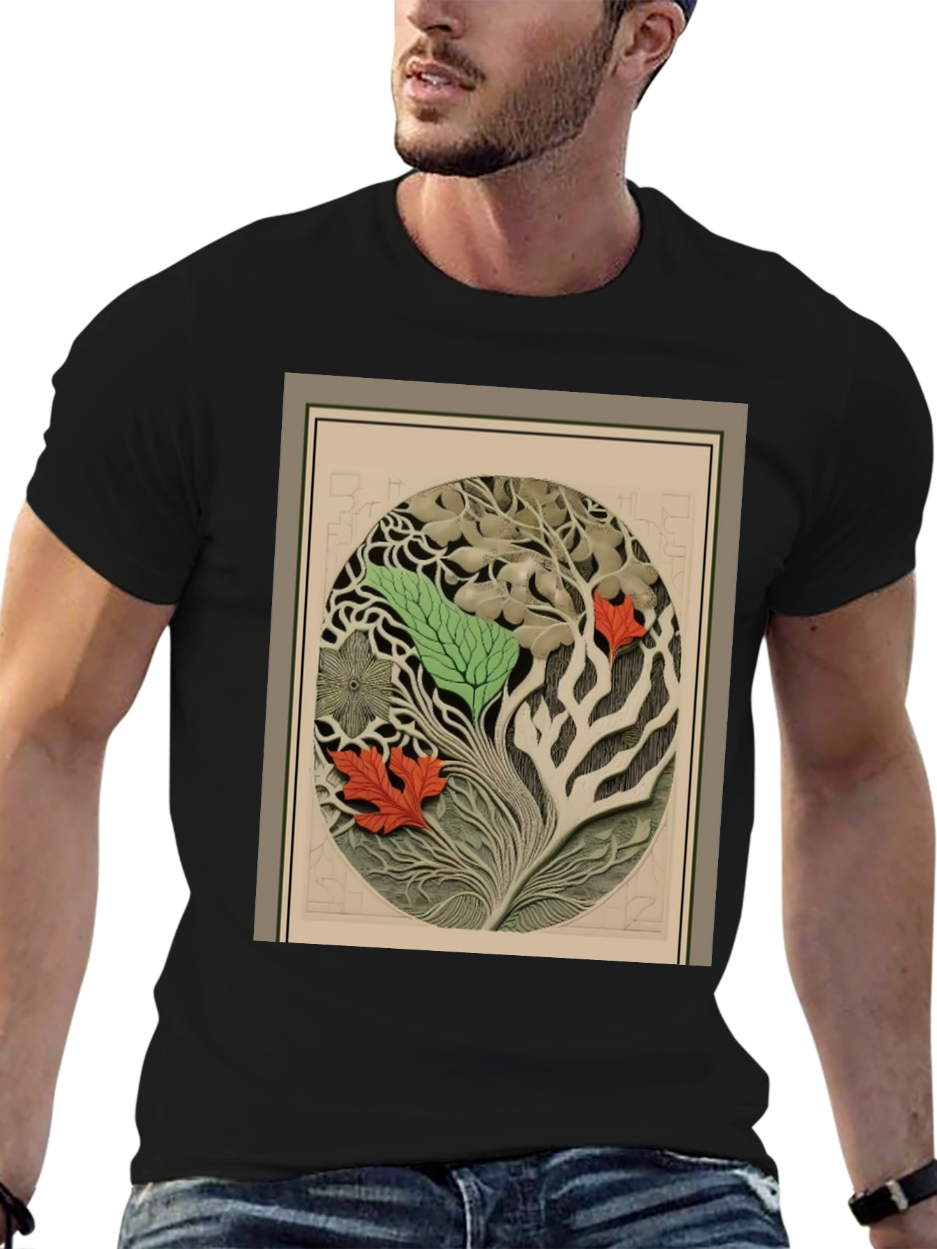 Nature Inspired Graphic Tee - Stylish Comfort