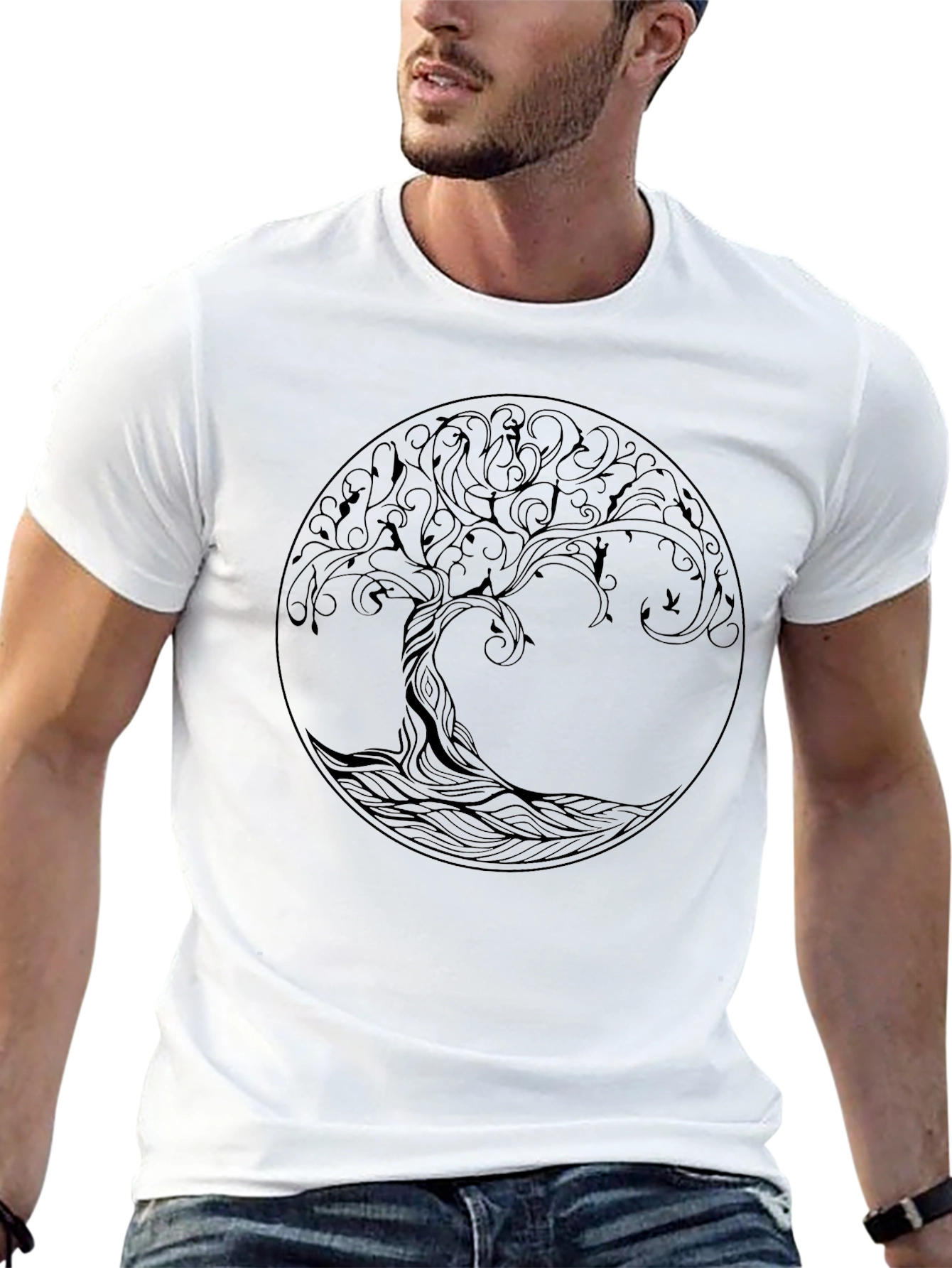 Tree of Life Graphic Black T-Shirt