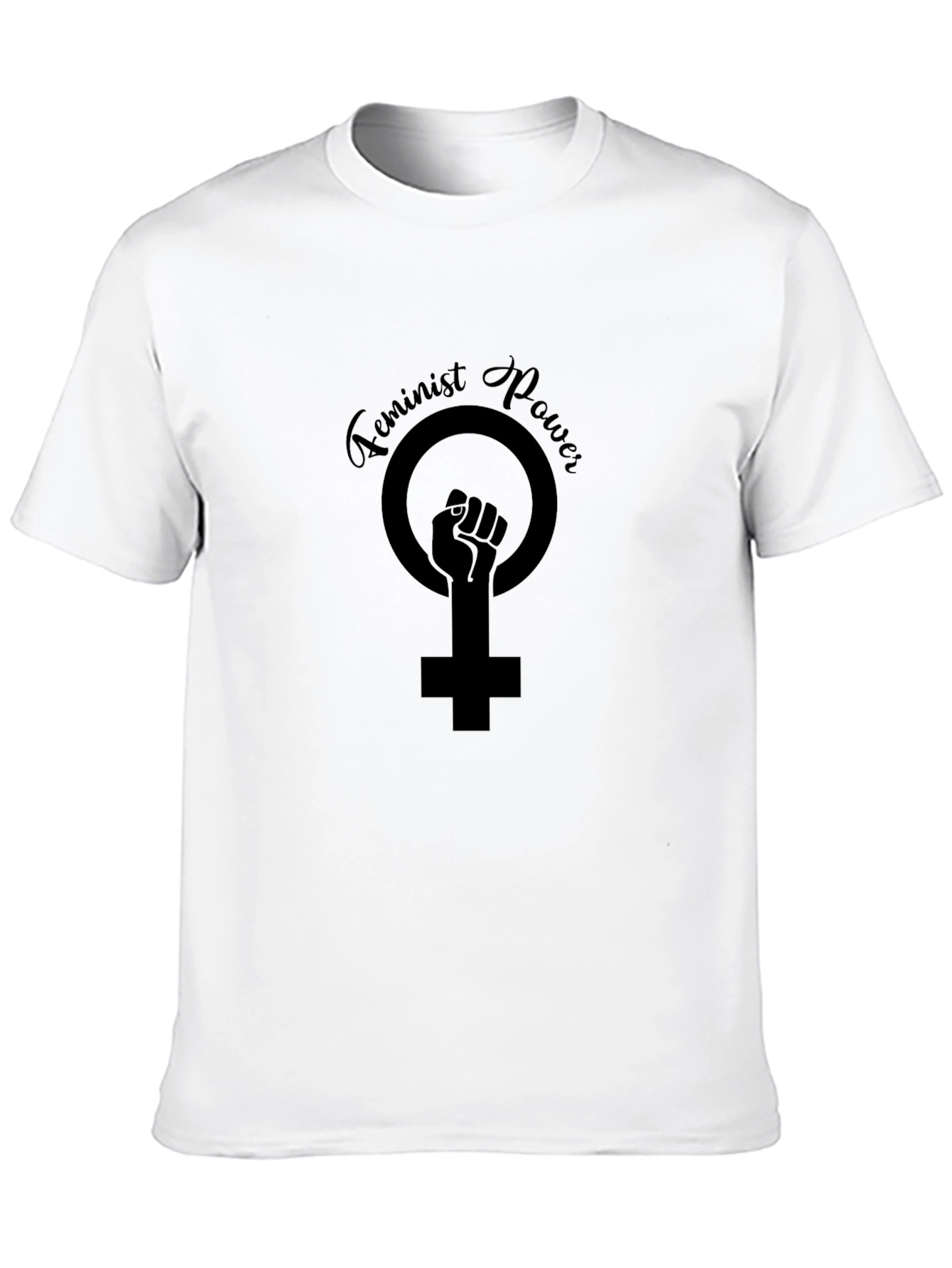 Feminist Power Black T-Shirt