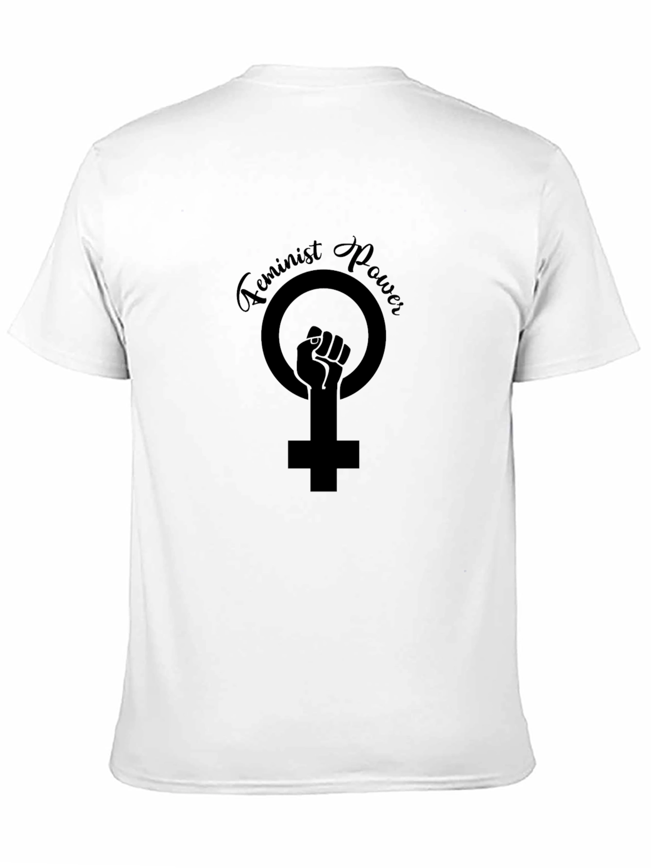 Feminist Power Black T-Shirt