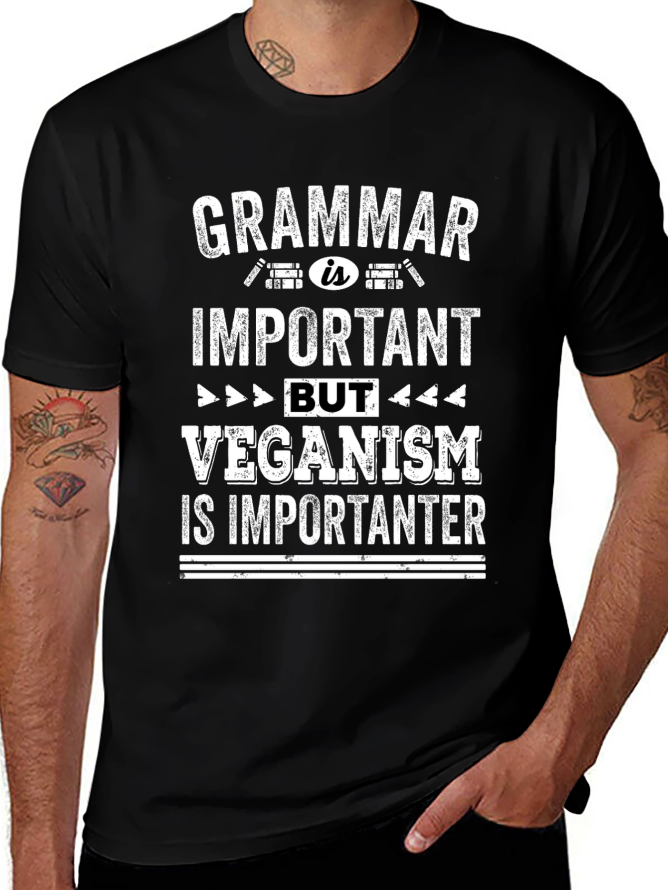 Grammar Veganism Graphic Tee