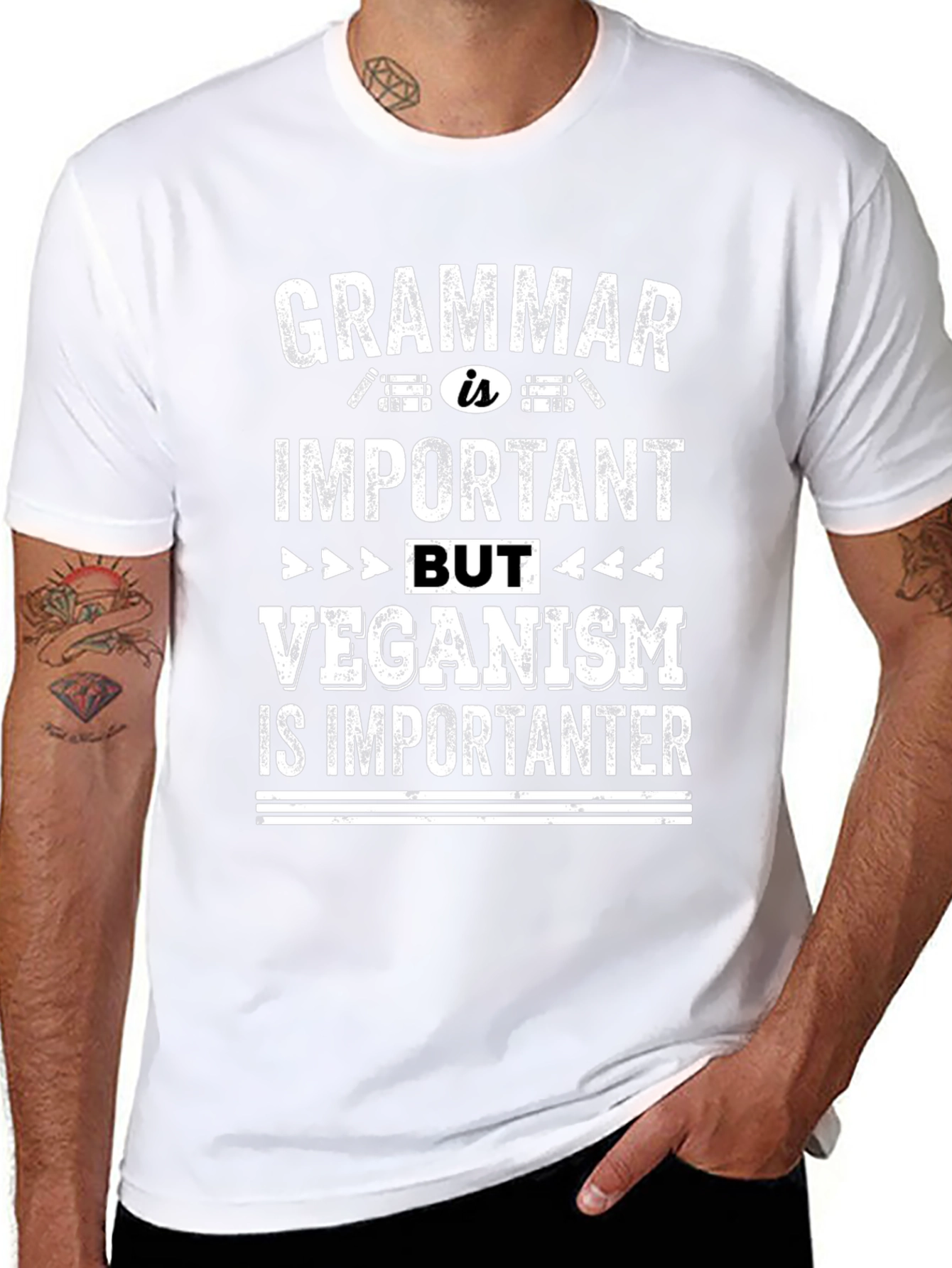 Grammar Veganism Graphic Tee