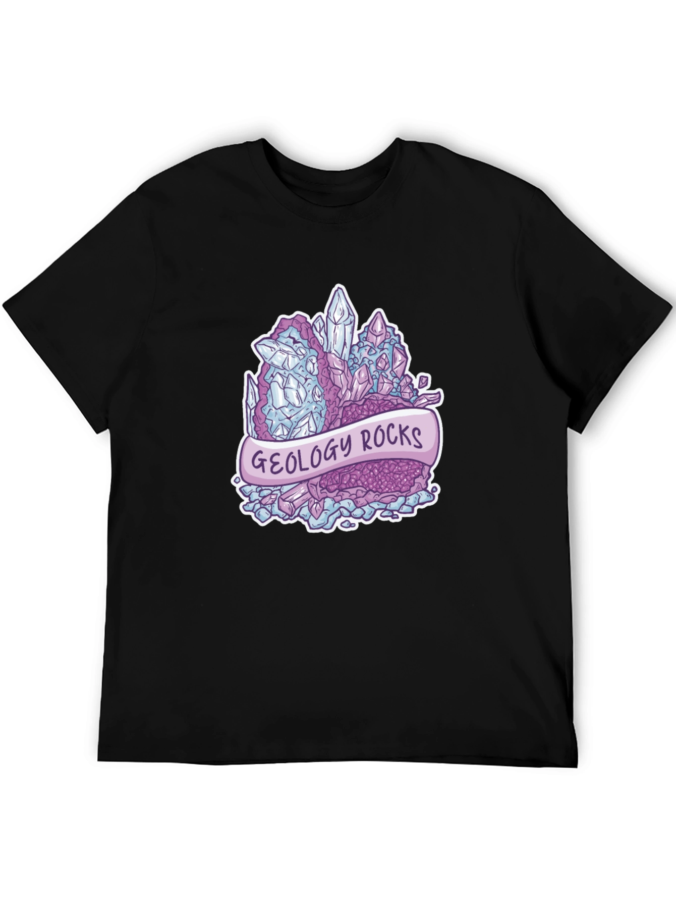 Geology Rocks T-Shirt - Crystal Gemstone Design