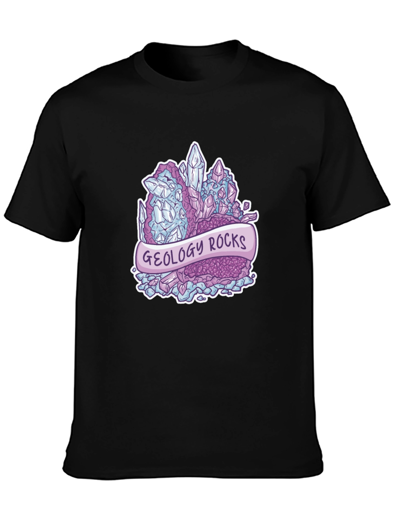 Geology Rocks T-Shirt - Crystal Gemstone Design