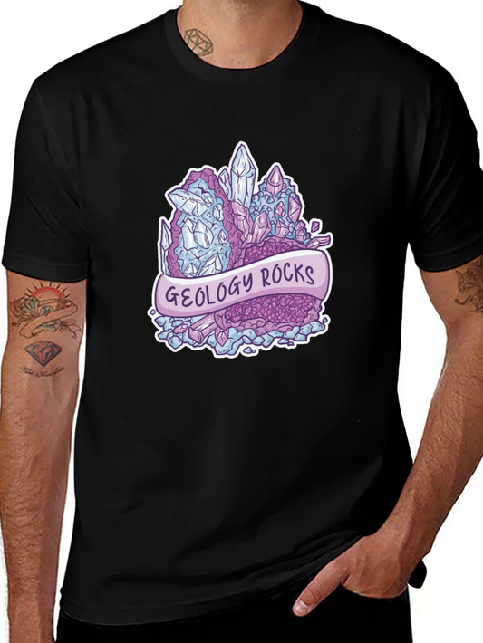 Geology Rocks T-Shirt - Crystal Gemstone Design