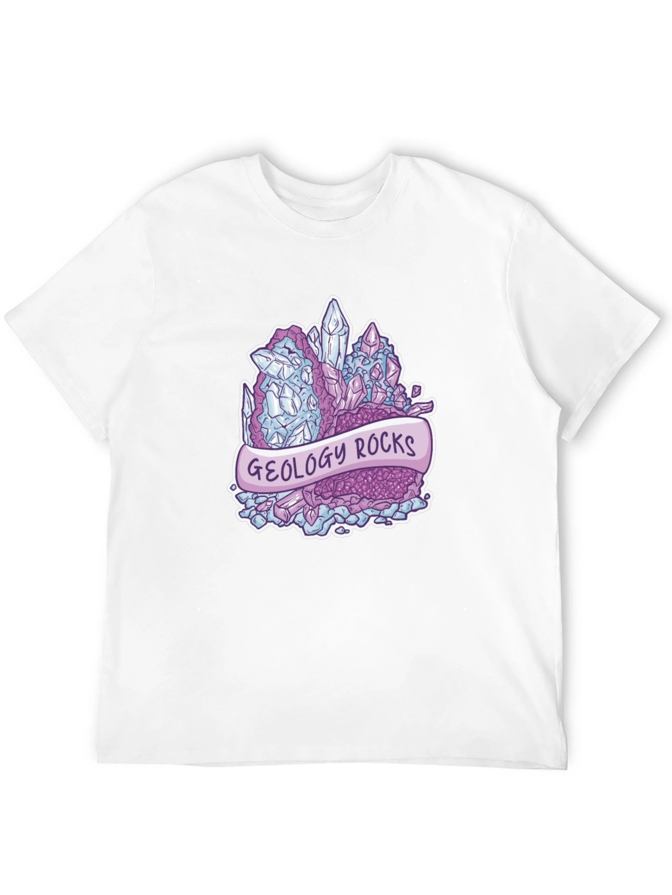 Geology Rocks T-Shirt - Crystal Gemstone Design