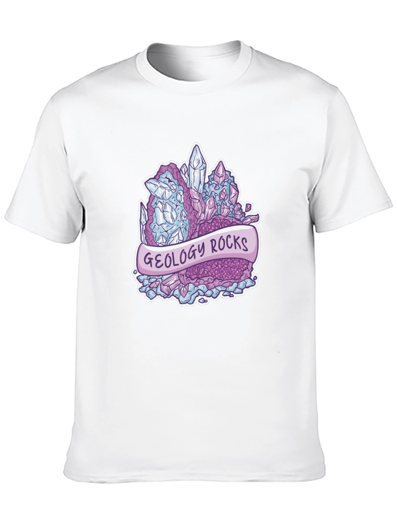 Geology Rocks T-Shirt - Crystal Gemstone Design