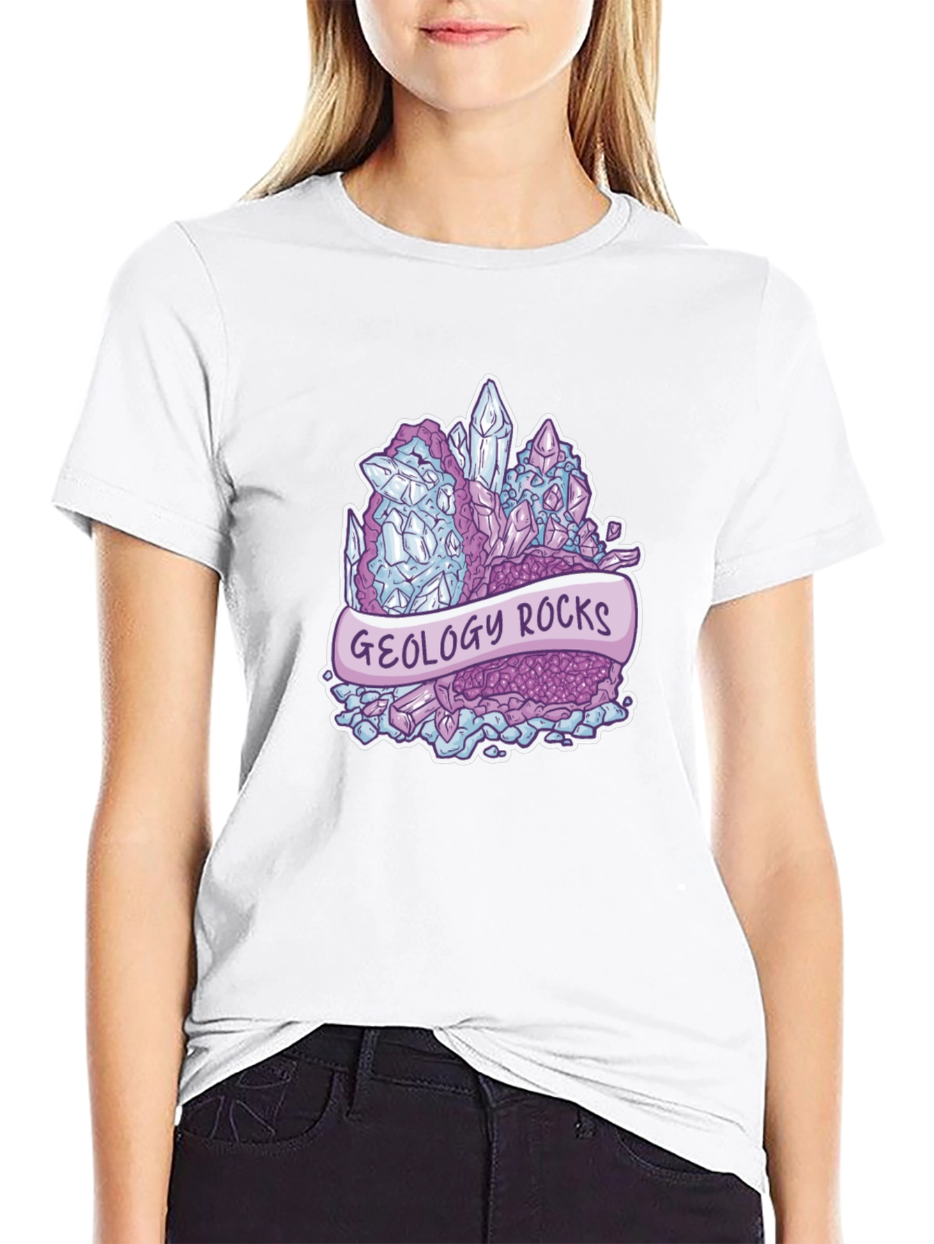 Geology Rocks T-Shirt - Crystal Gemstone Design