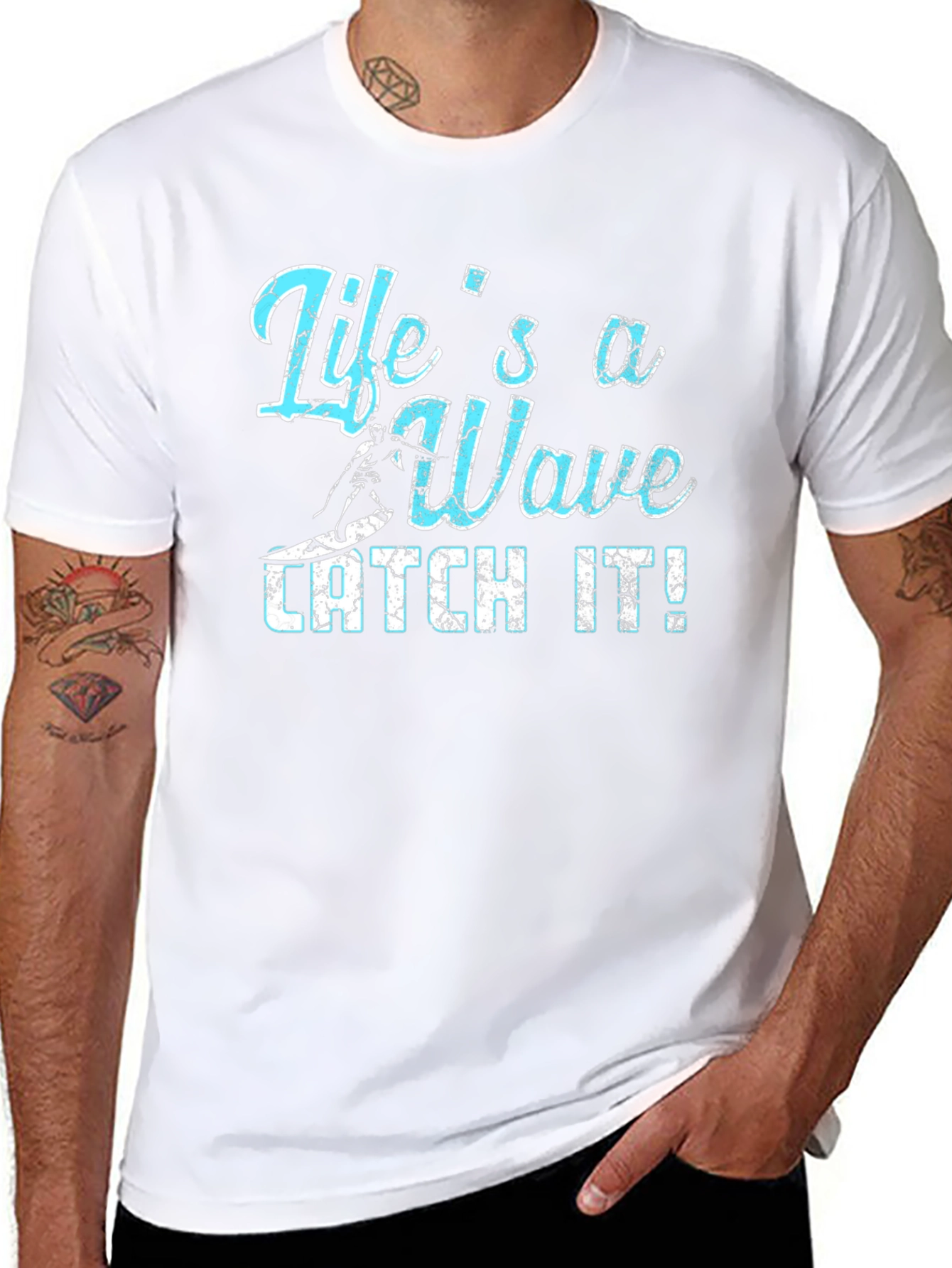Lifes a Wave T-Shirt: Catch It!