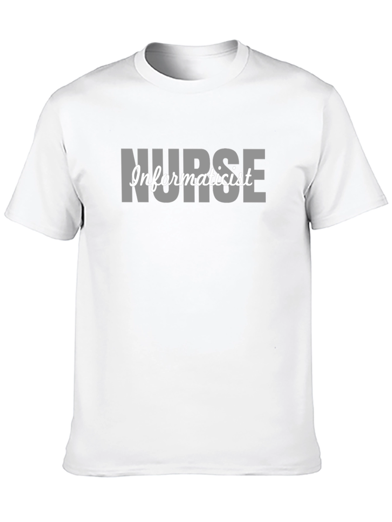 Nurse Informaticist T-Shirt - Black Crew Neck Tee