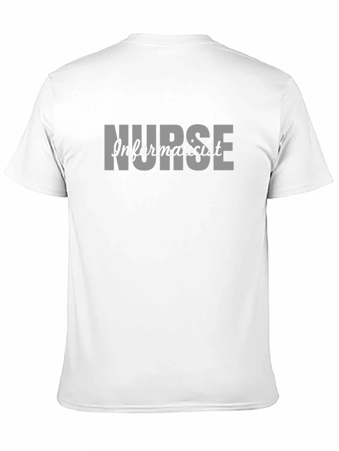 Nurse Informaticist T-Shirt - Black Crew Neck Tee
