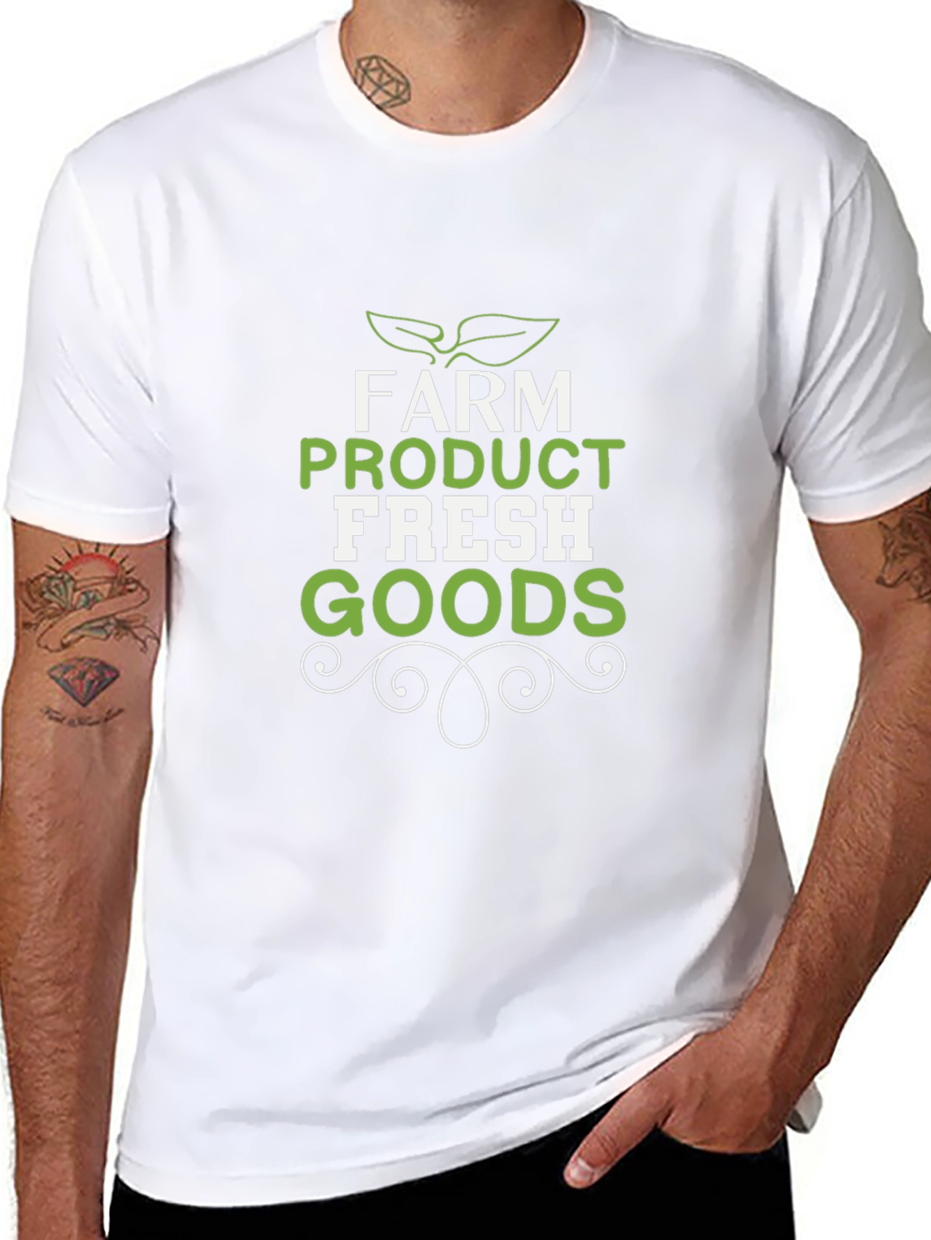 Farm Fresh Goods Graphic Tee - Black