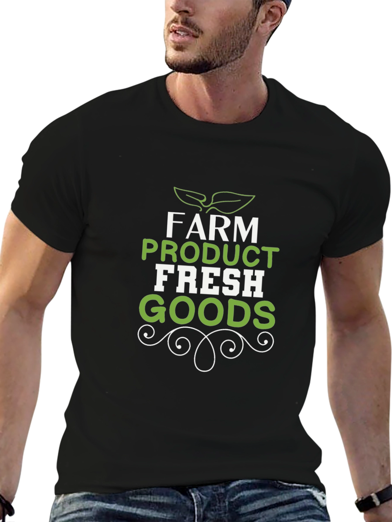 Farm Fresh Goods Graphic Tee - Black