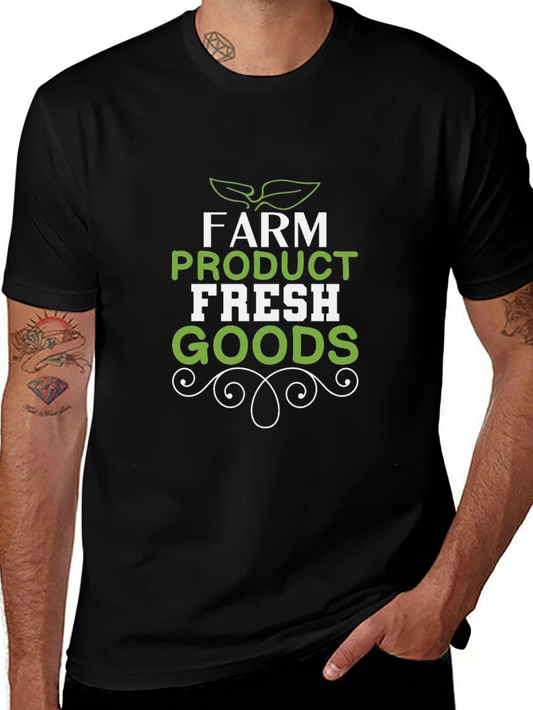 Farm Fresh Goods Graphic Tee - Black