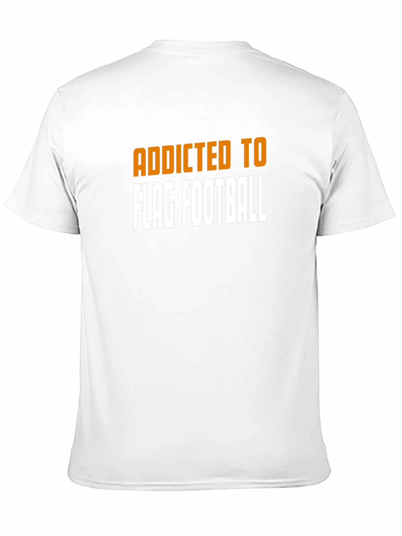 Addicted to Flag Football T-Shirt - Black