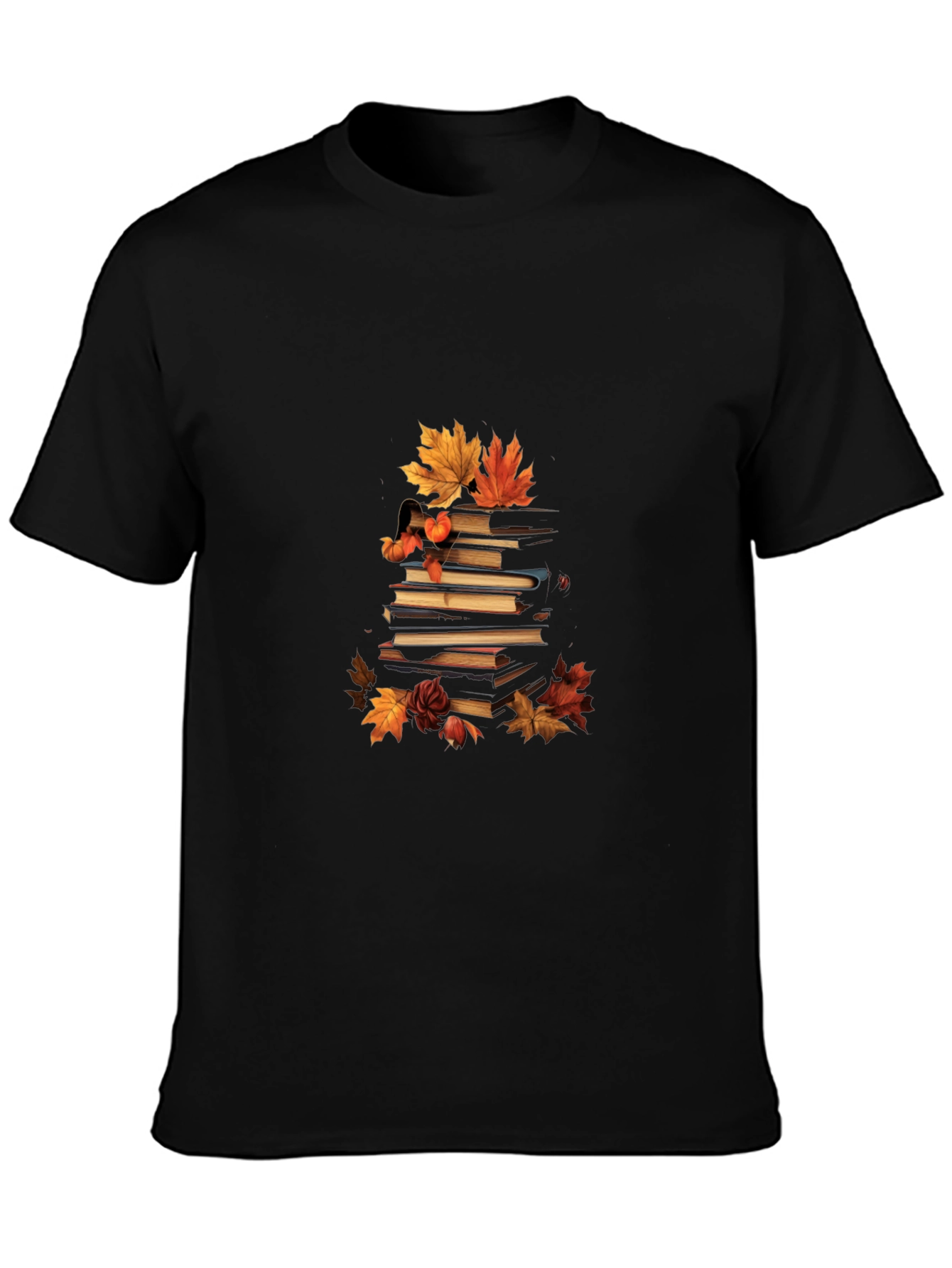 Autumn Book Stack T-Shirt