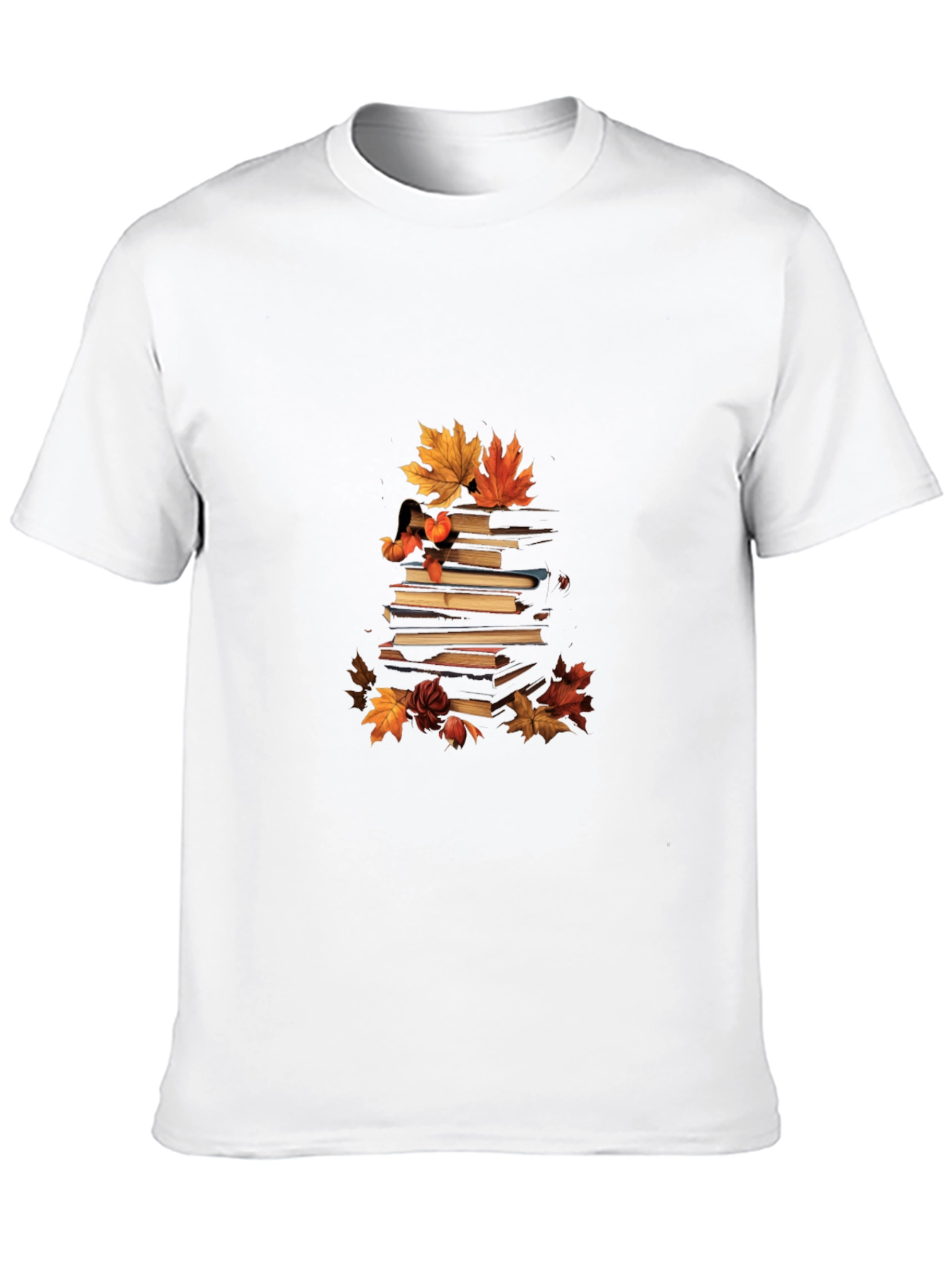 Autumn Book Stack T-Shirt