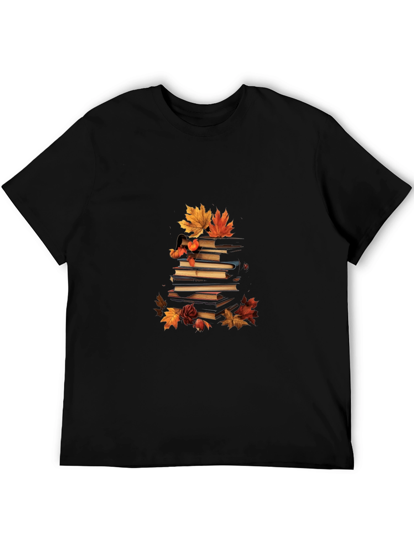 Autumn Book Stack T-Shirt