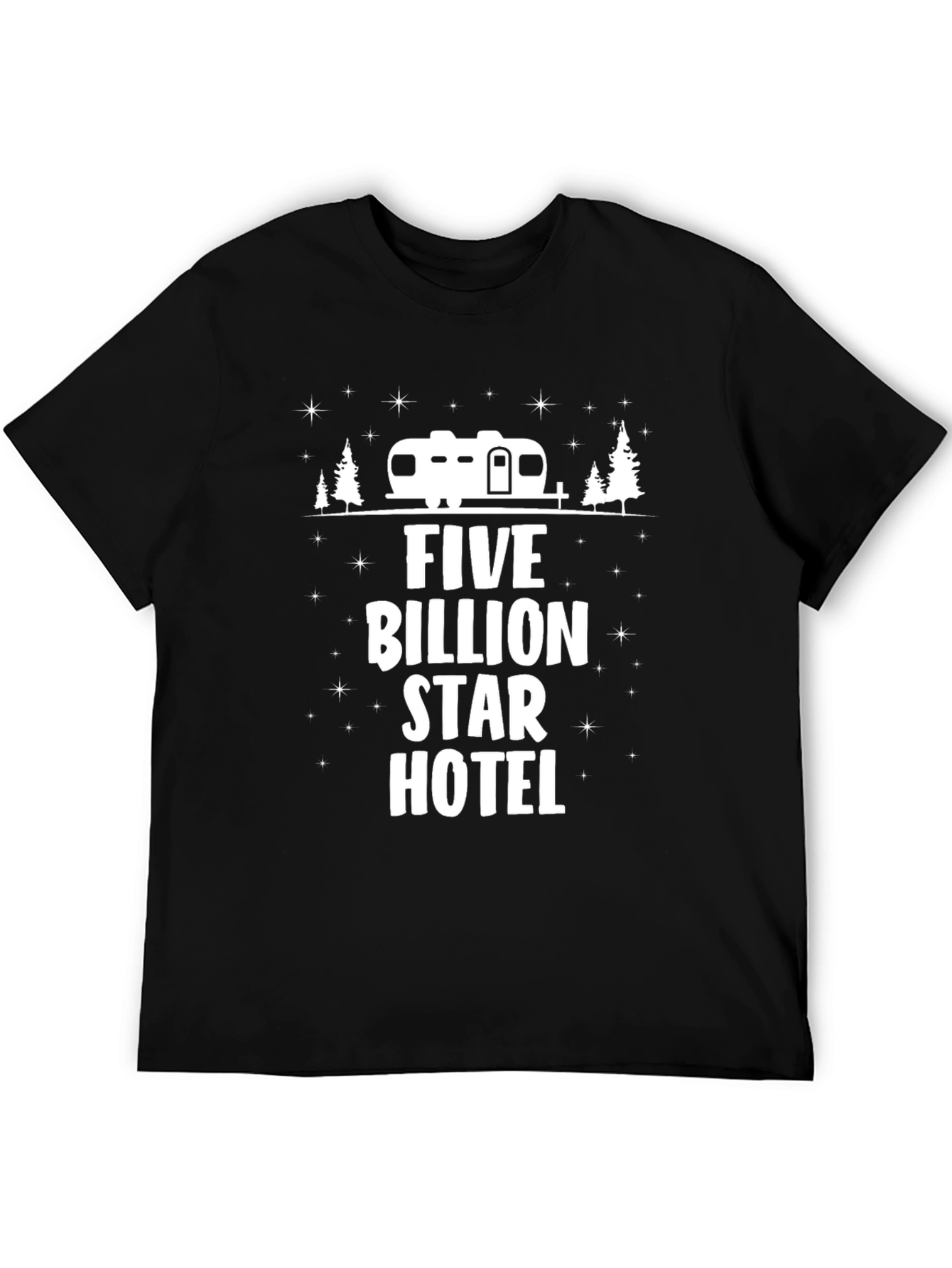 Five Billion Star Hotel Camping T-Shirt