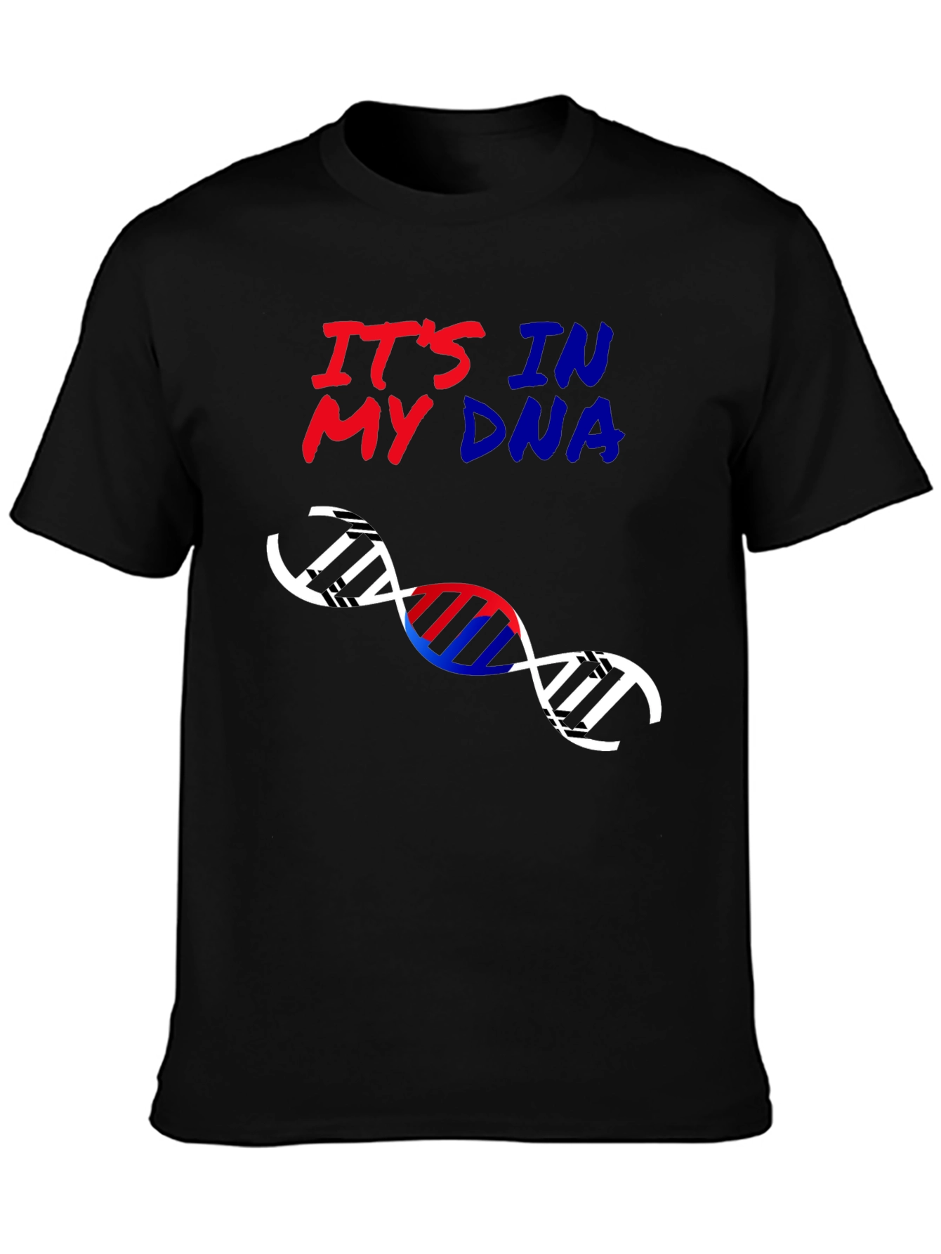 Its In My DNA Graphic Tee - Black