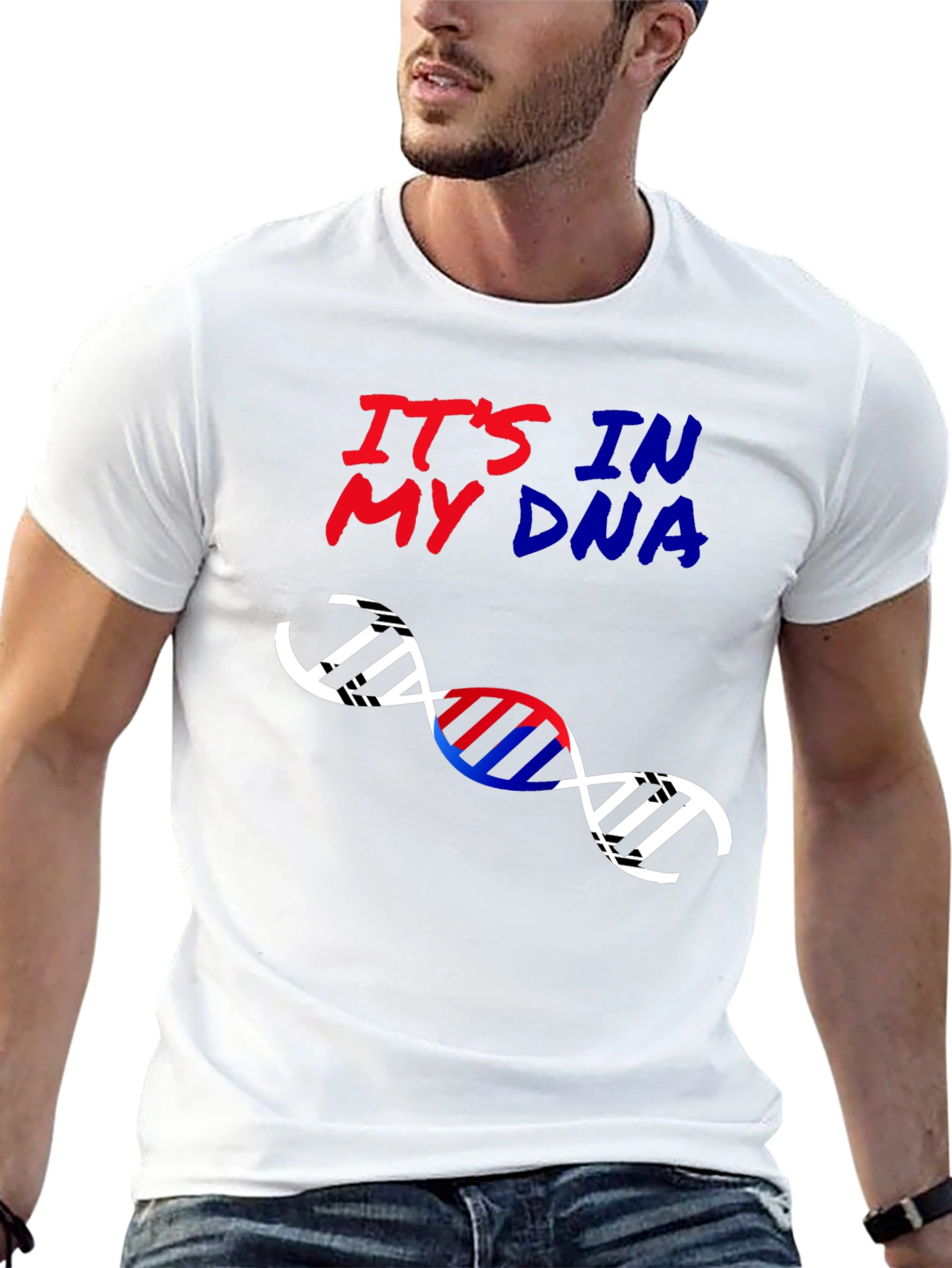 Its In My DNA Graphic Tee - Black