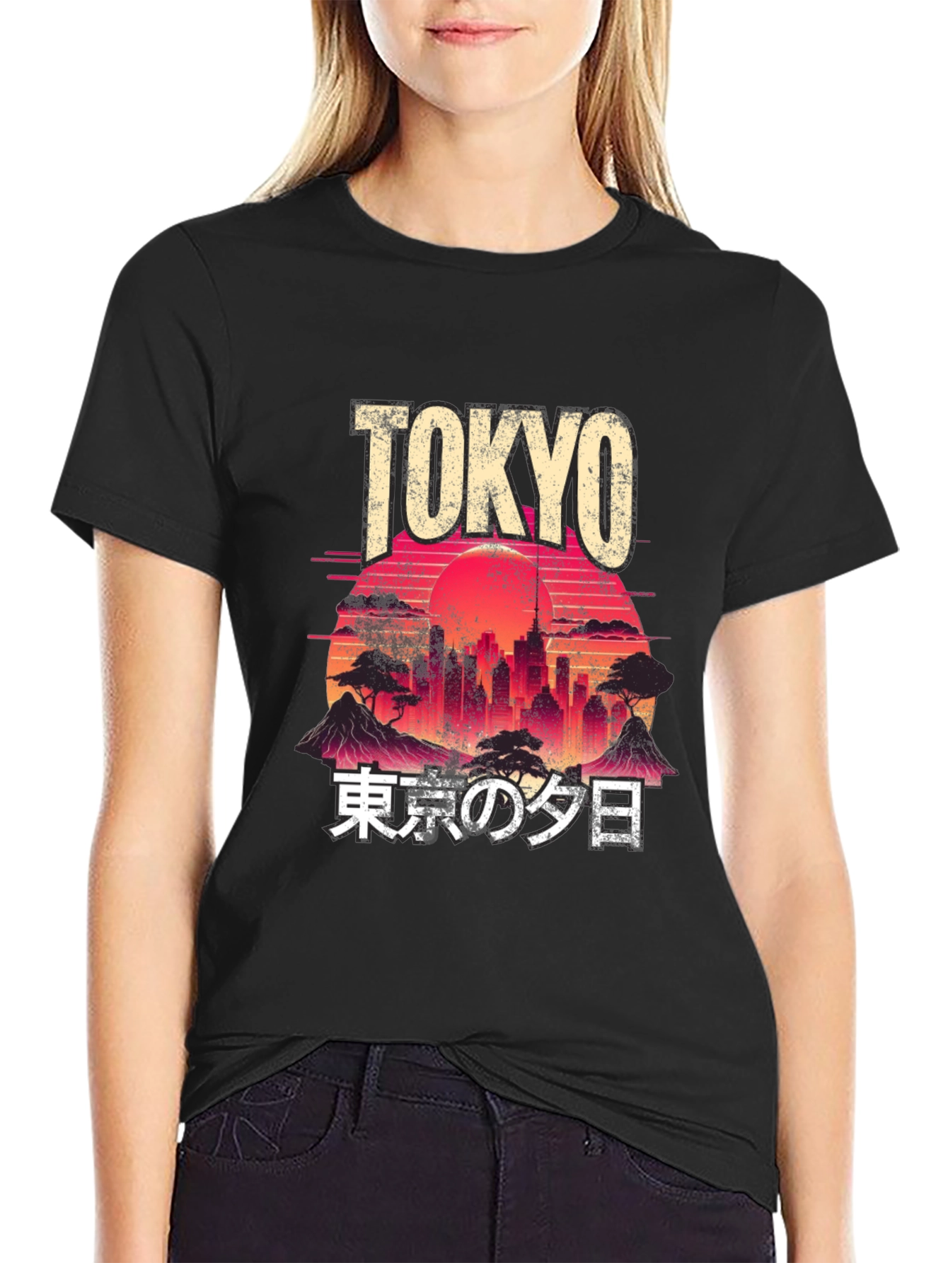 Tokyo Sunset Graphic T-Shirt - Urban Japan Tee