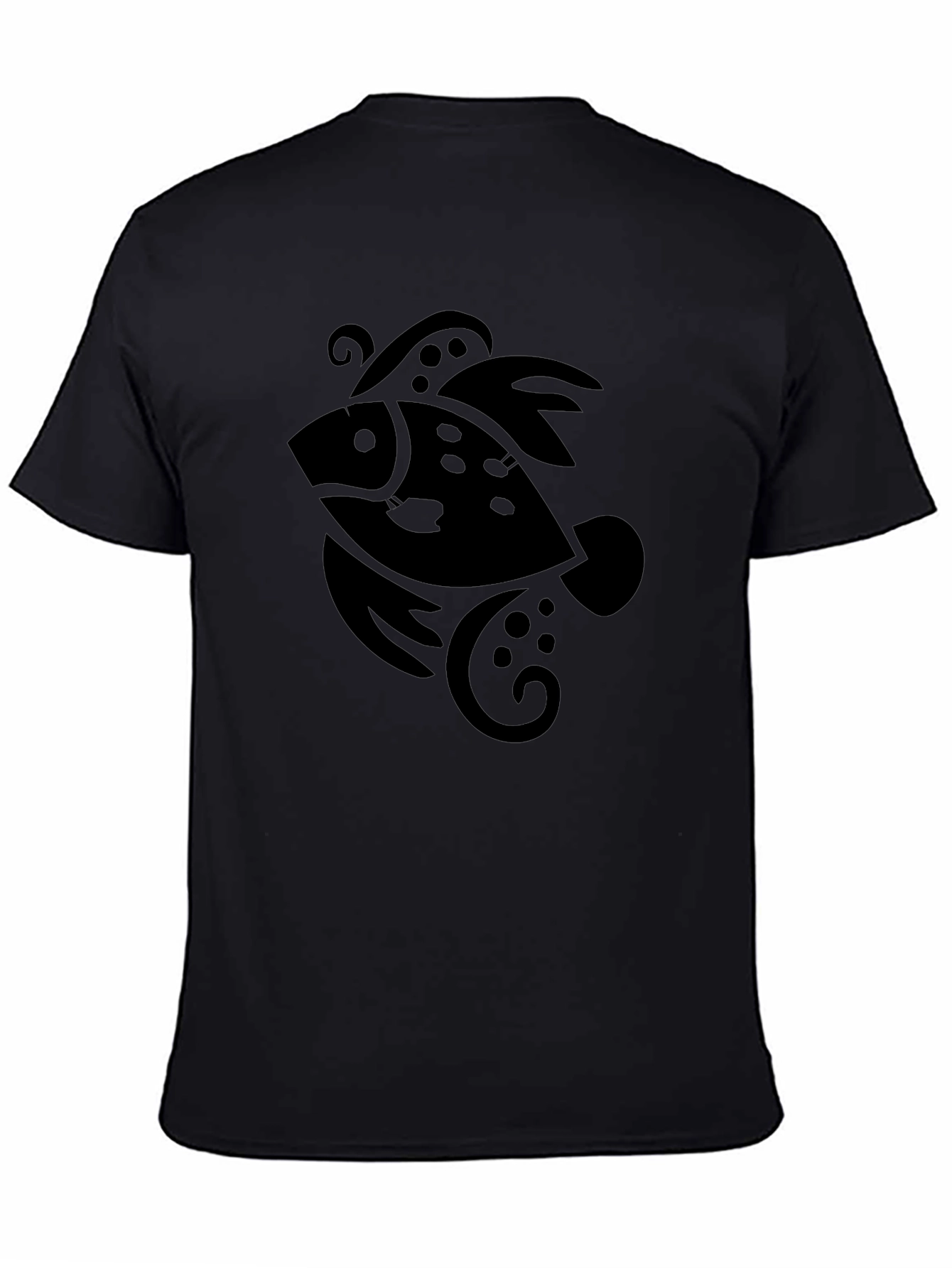 Black Fish Graphic Tee - Stylish & Unique Design