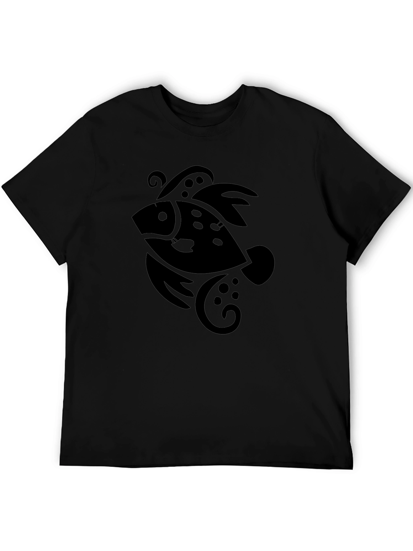 Black Fish Graphic Tee - Stylish & Unique Design