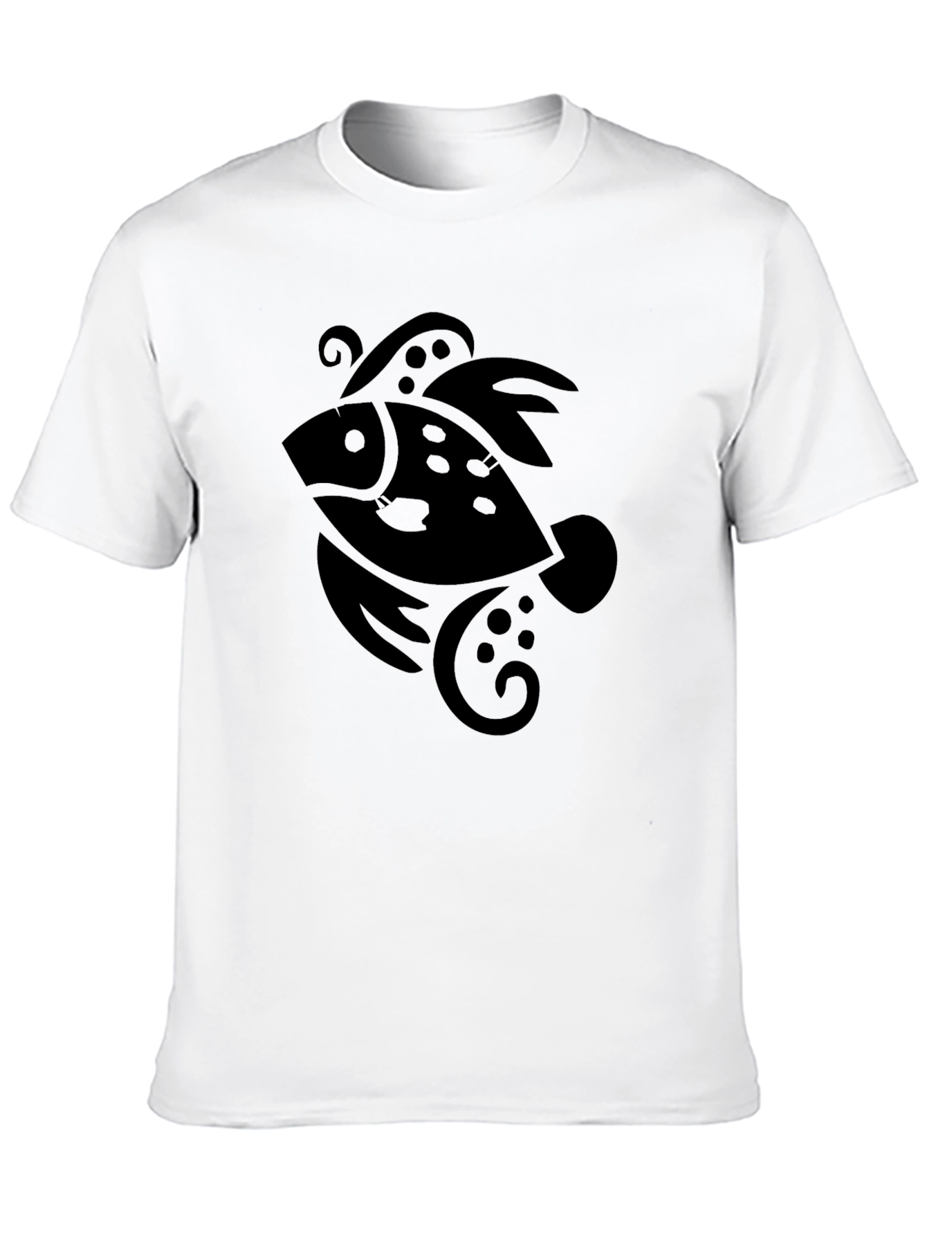 Black Fish Graphic Tee - Stylish & Unique Design