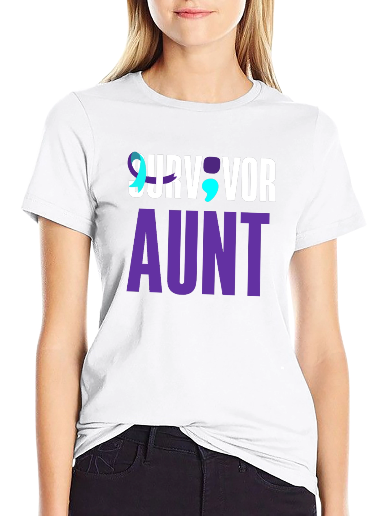 Survivor Aunt T-Shirt - Awareness & Support