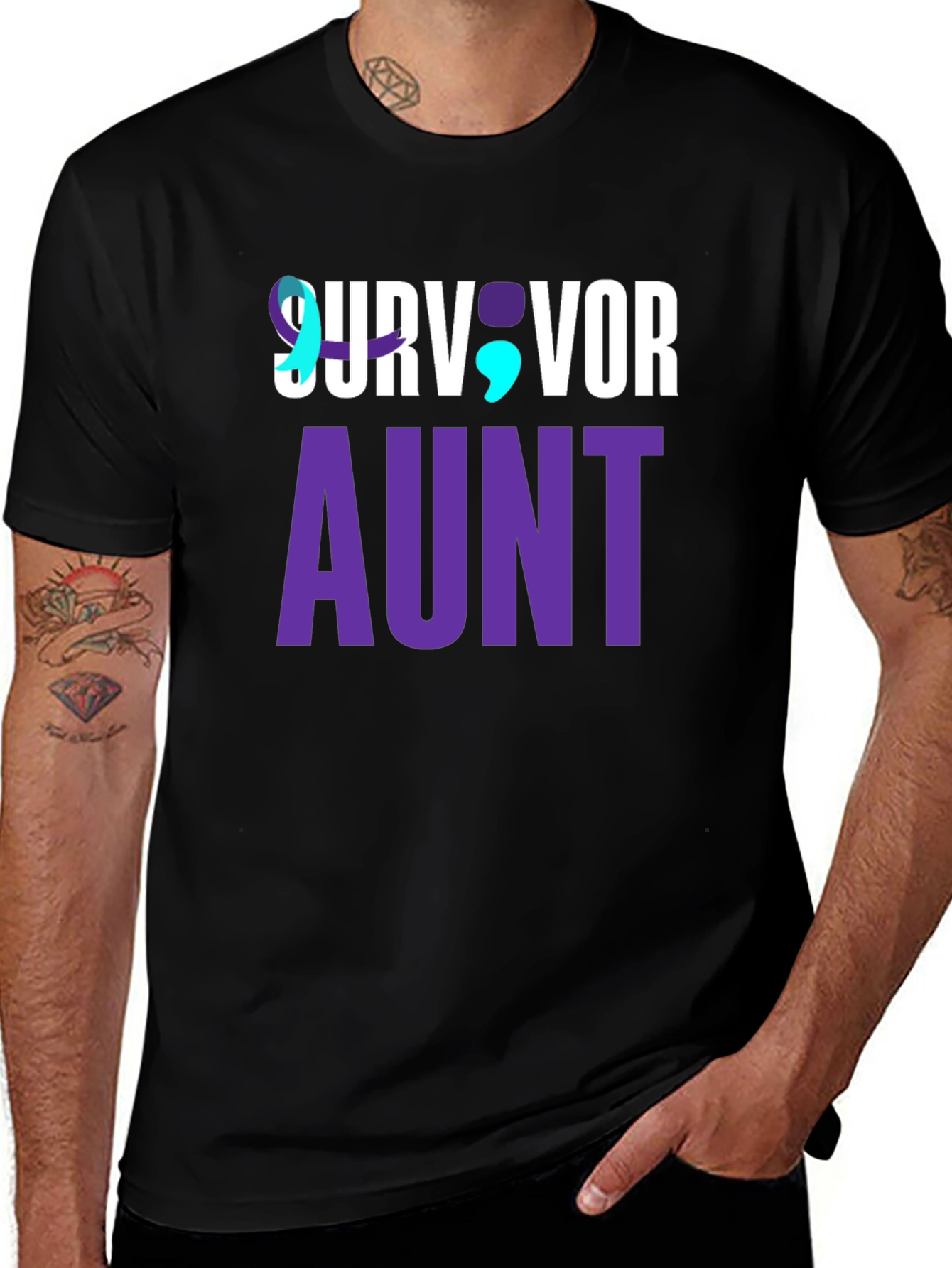 Survivor Aunt T-Shirt - Awareness & Support