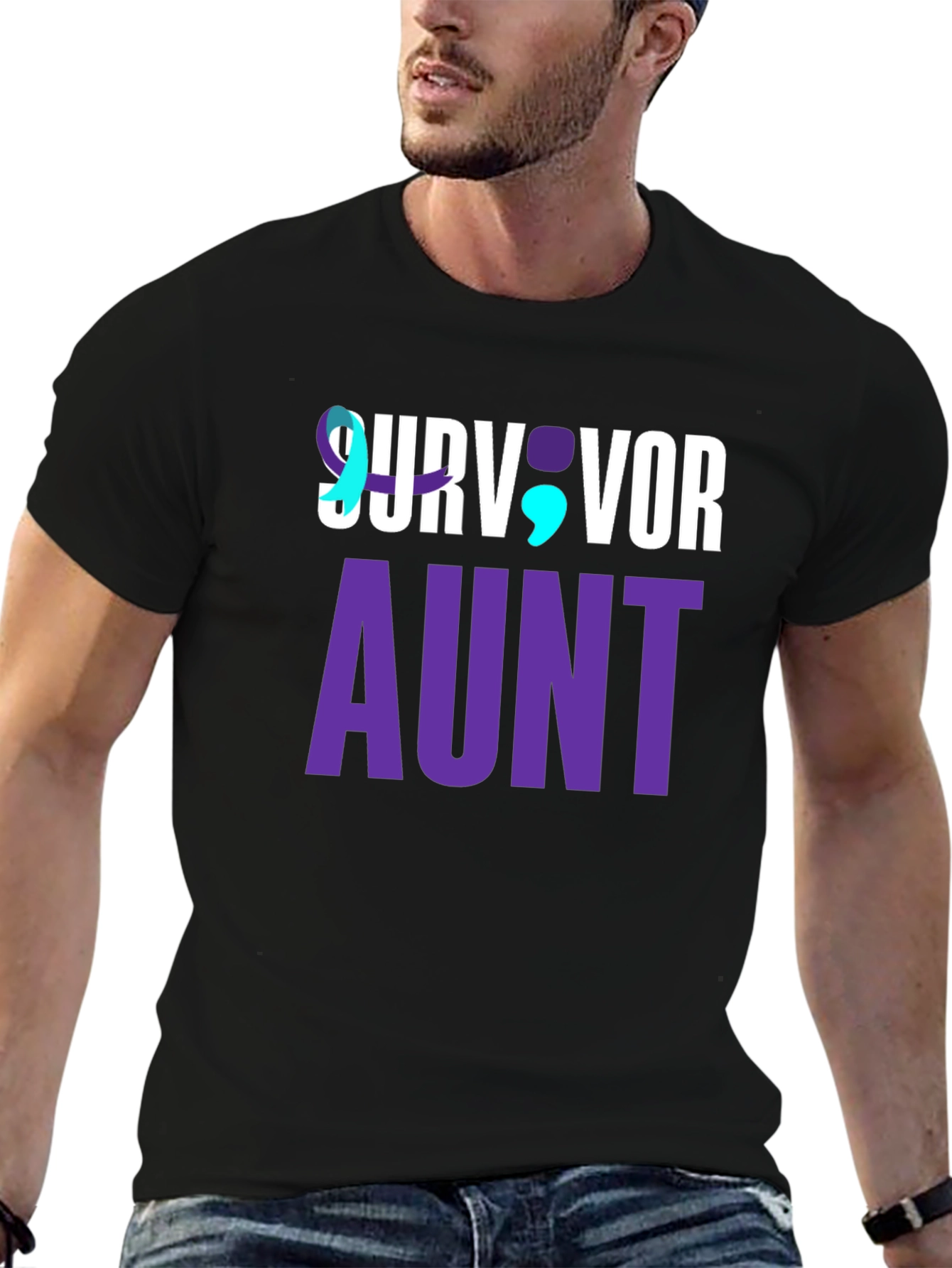 Survivor Aunt T-Shirt - Awareness & Support