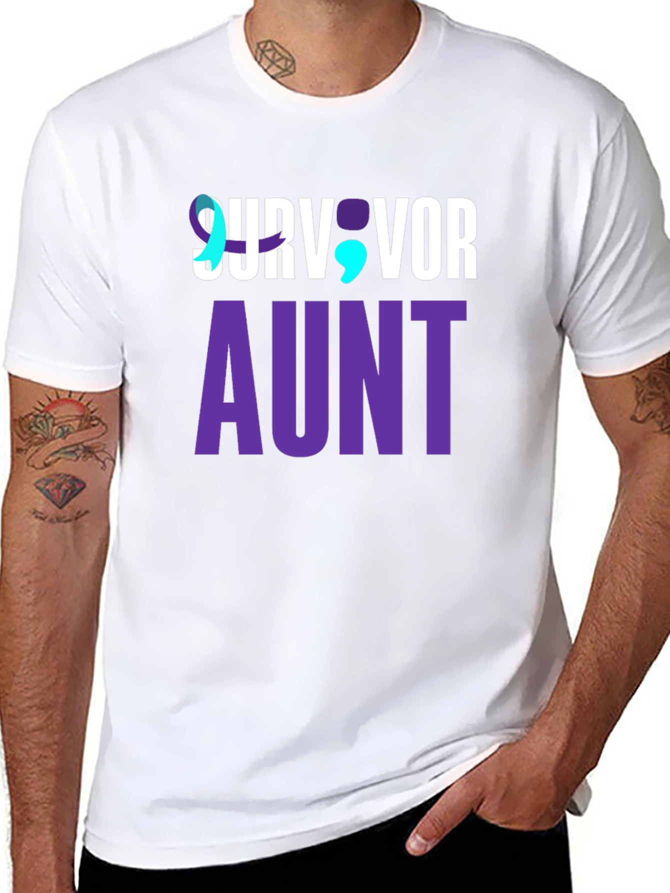 Survivor Aunt T-Shirt - Awareness & Support