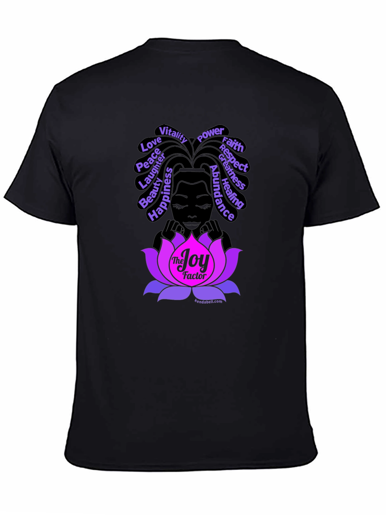 Joy Factor Graphic T-Shirt - Unisex Black Tee
