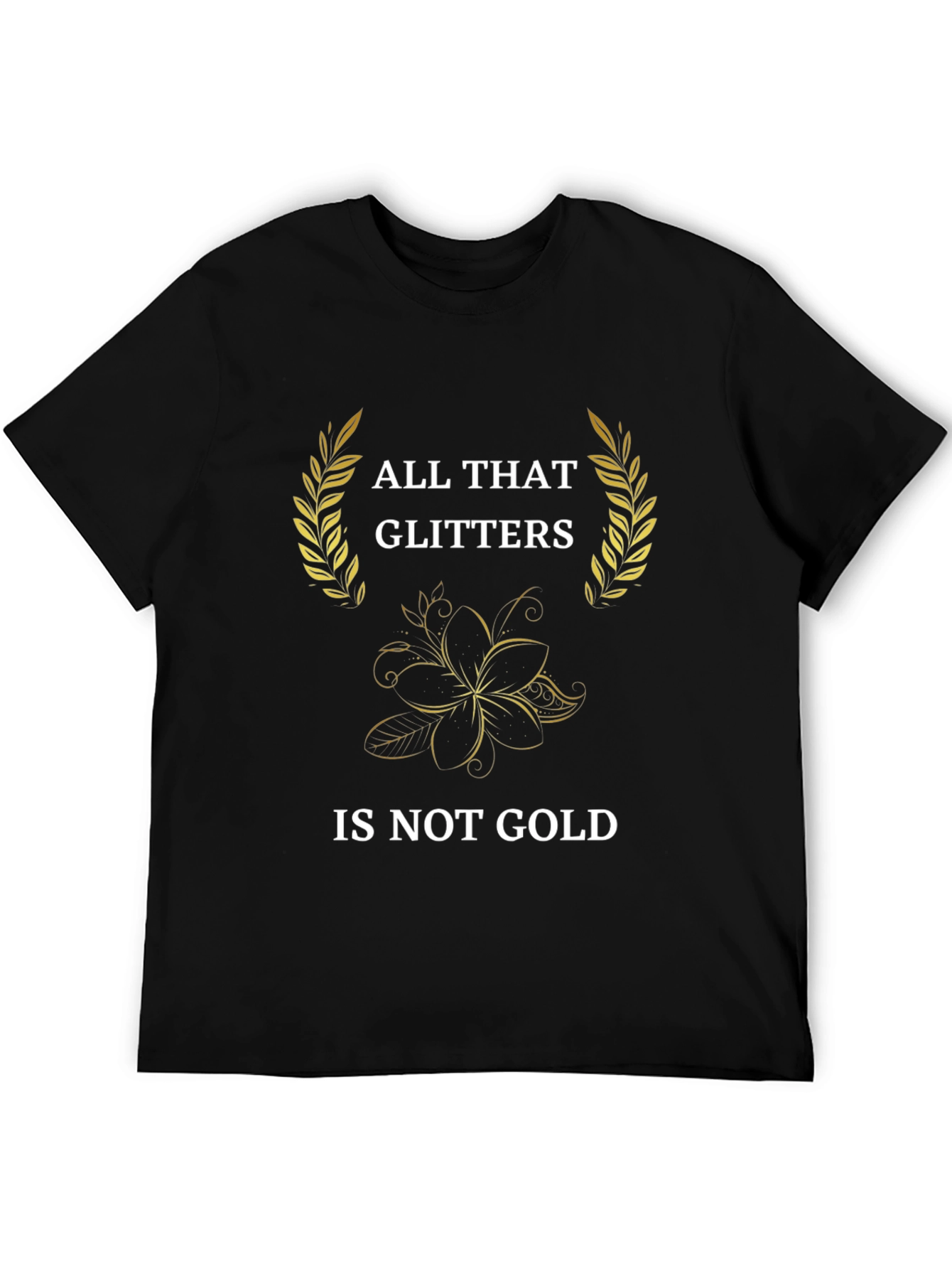 All That Glitters Tee - Stylish Graphic Print Shirt