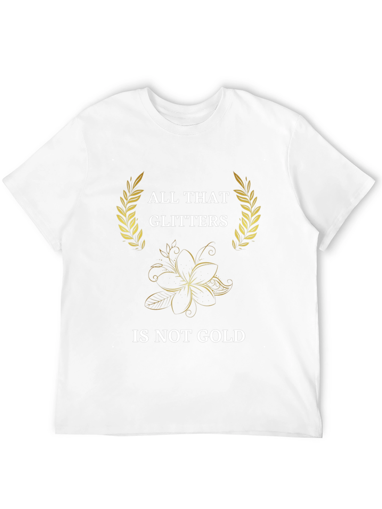 All That Glitters Tee - Stylish Graphic Print Shirt