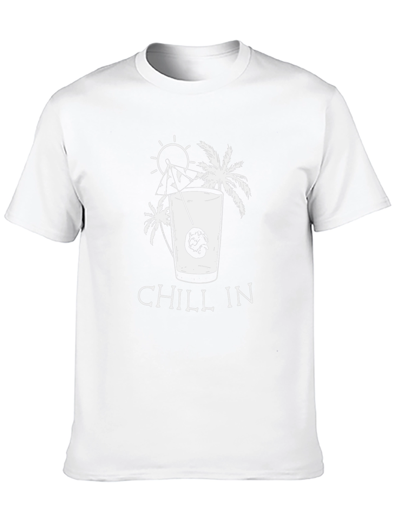 Chill In Black Graphic T-Shirt
