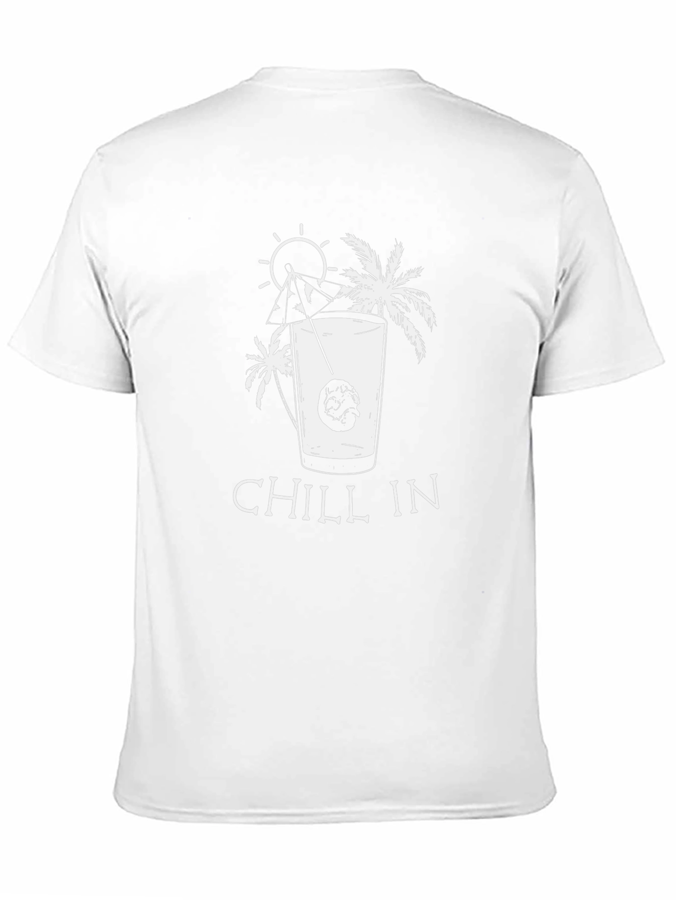 Chill In Black Graphic T-Shirt