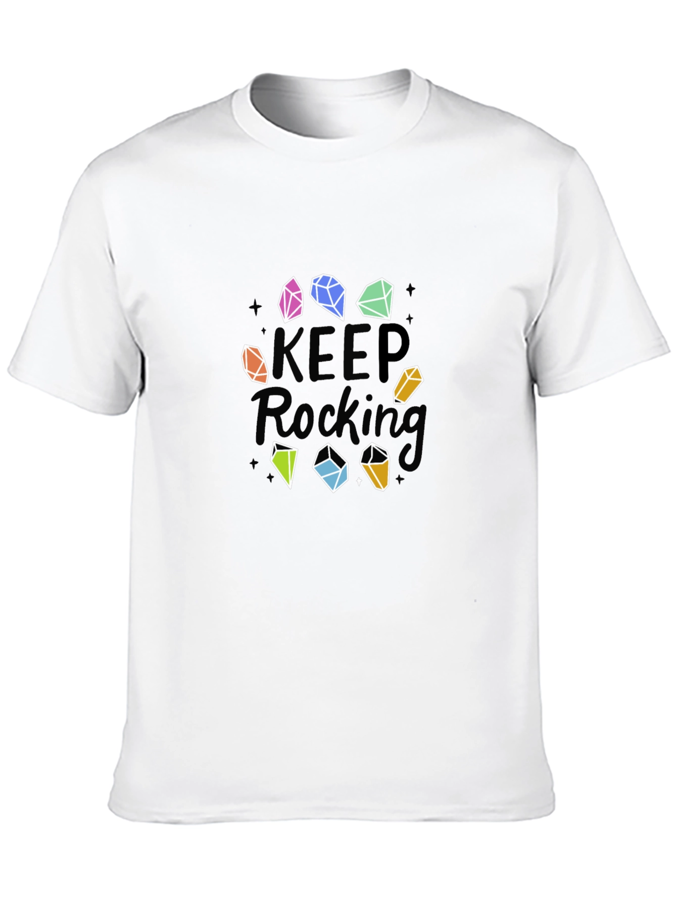 Keep Rocking Graphic Print T-Shirt