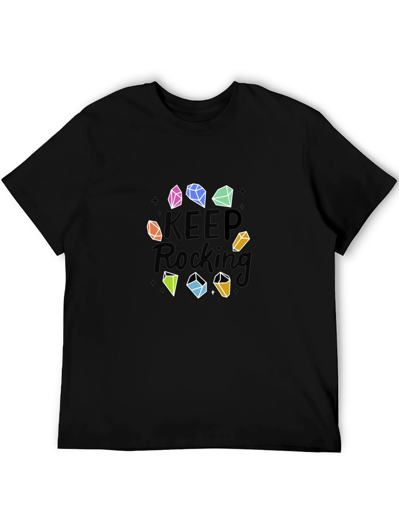 Keep Rocking Graphic Print T-Shirt