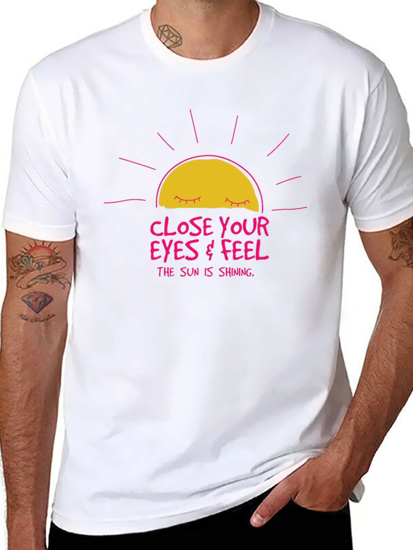 Close Your Eyes & Feel Graphic T-Shirt