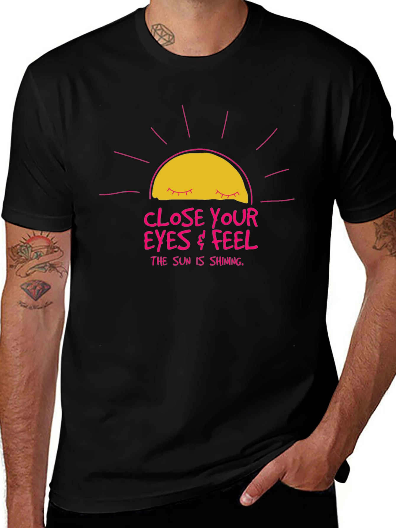 Close Your Eyes & Feel Graphic T-Shirt