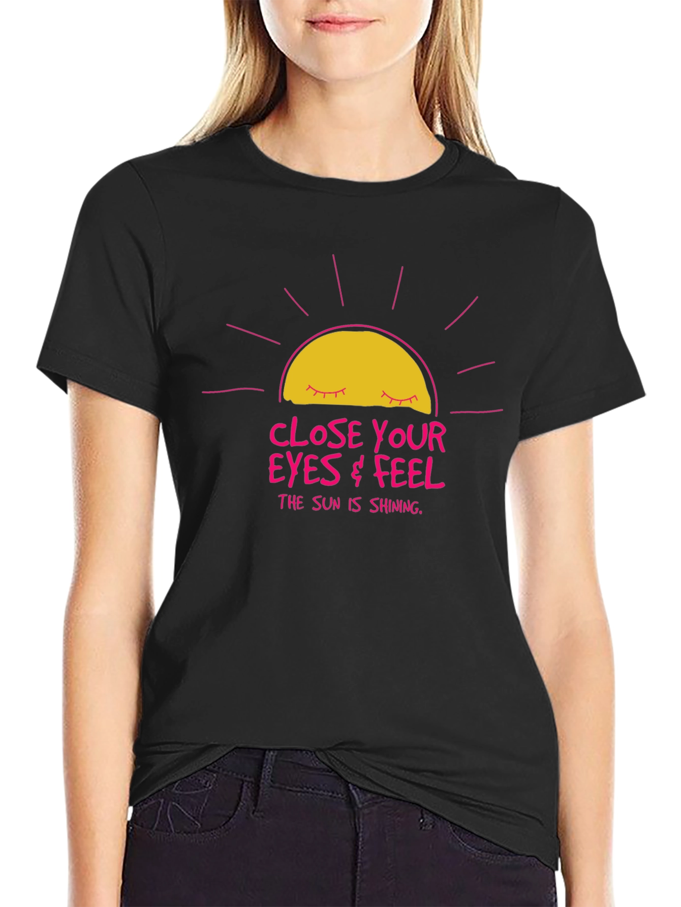 Close Your Eyes & Feel Graphic T-Shirt