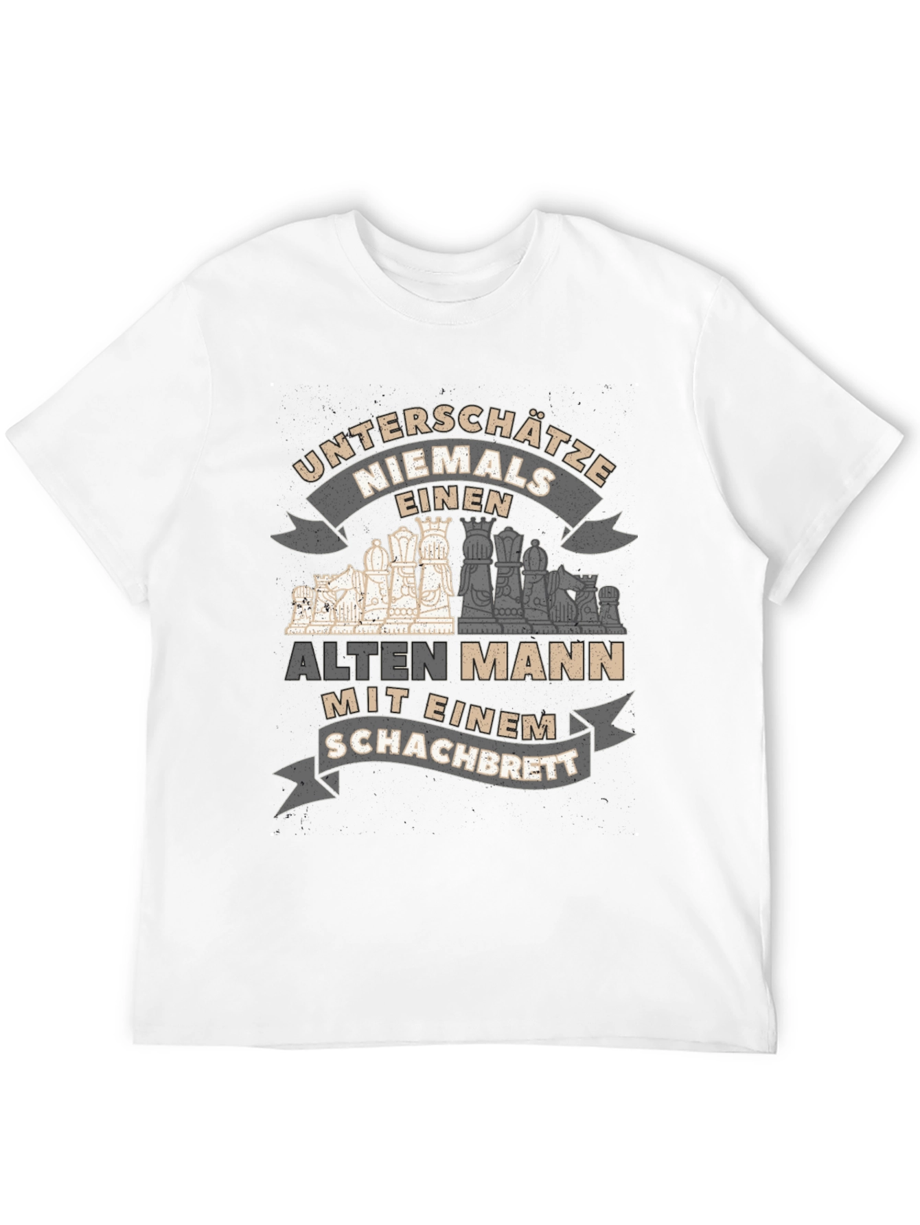 Chess Old Man T-Shirt - Never Underestimate