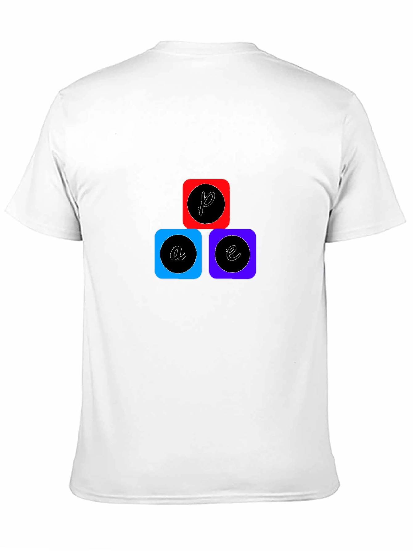 Abstract Graphic Tee - Cool Casual Black T-Shirt