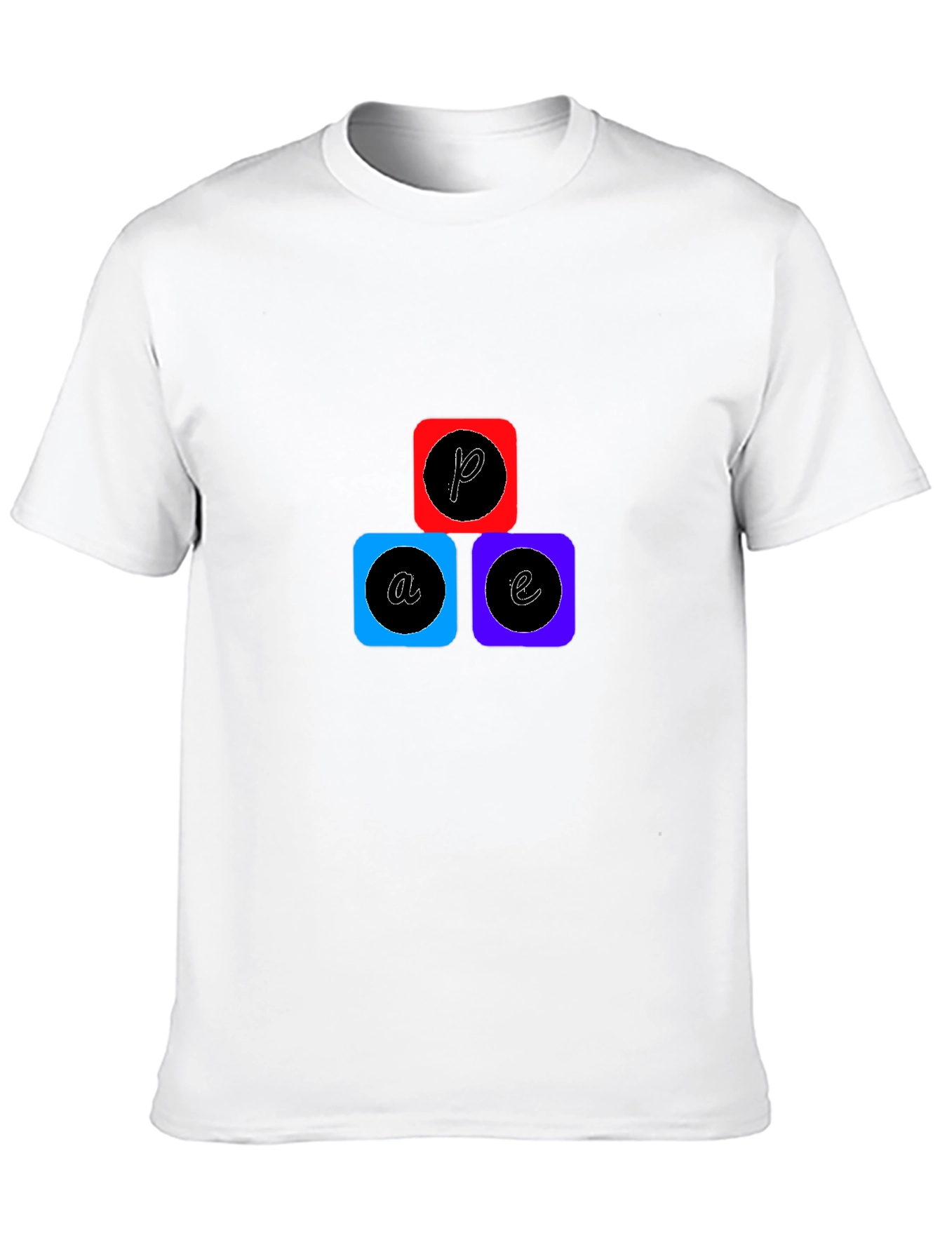 Abstract Graphic Tee - Cool Casual Black T-Shirt