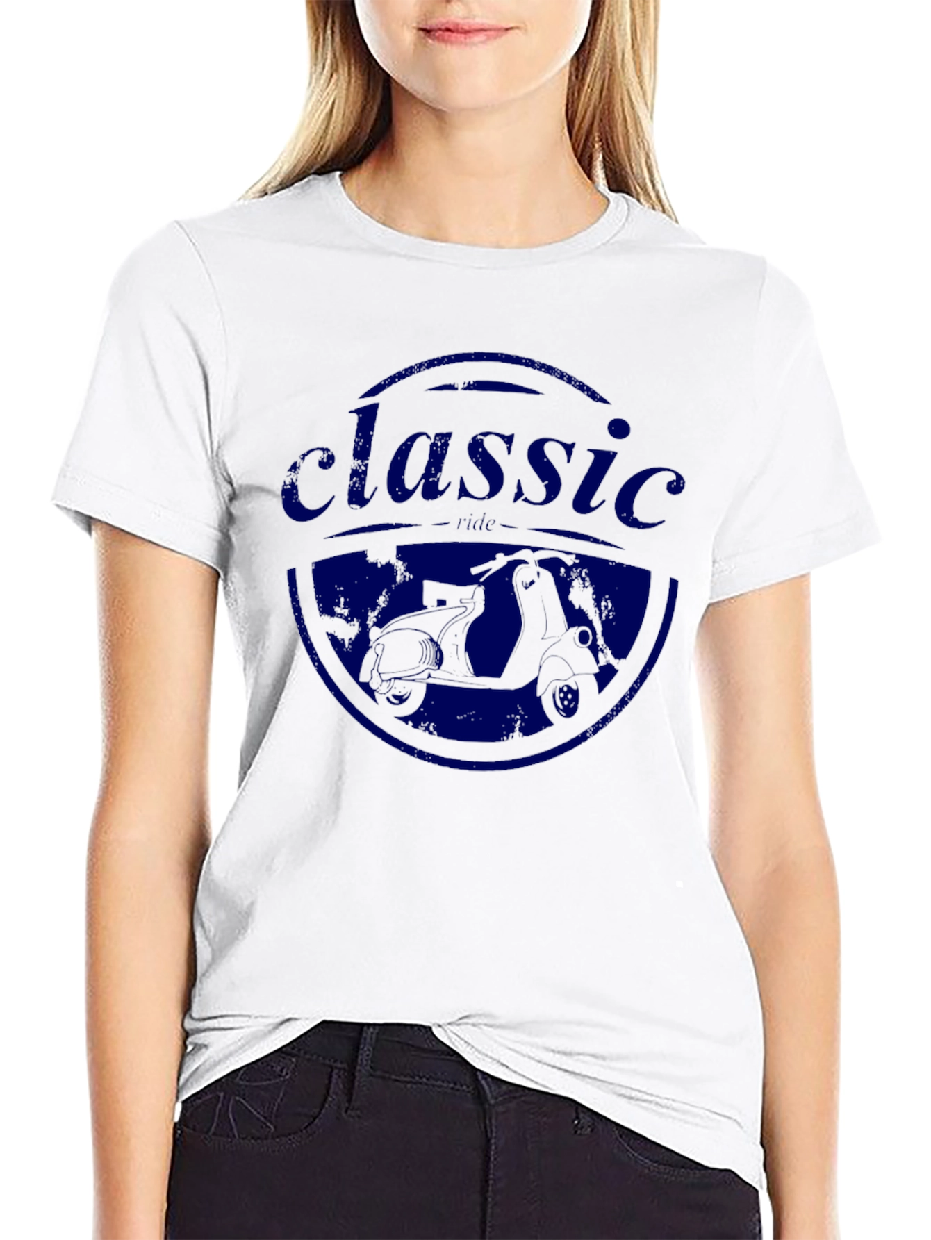Classic Ride Tee - Scooter Graphic T-Shirt