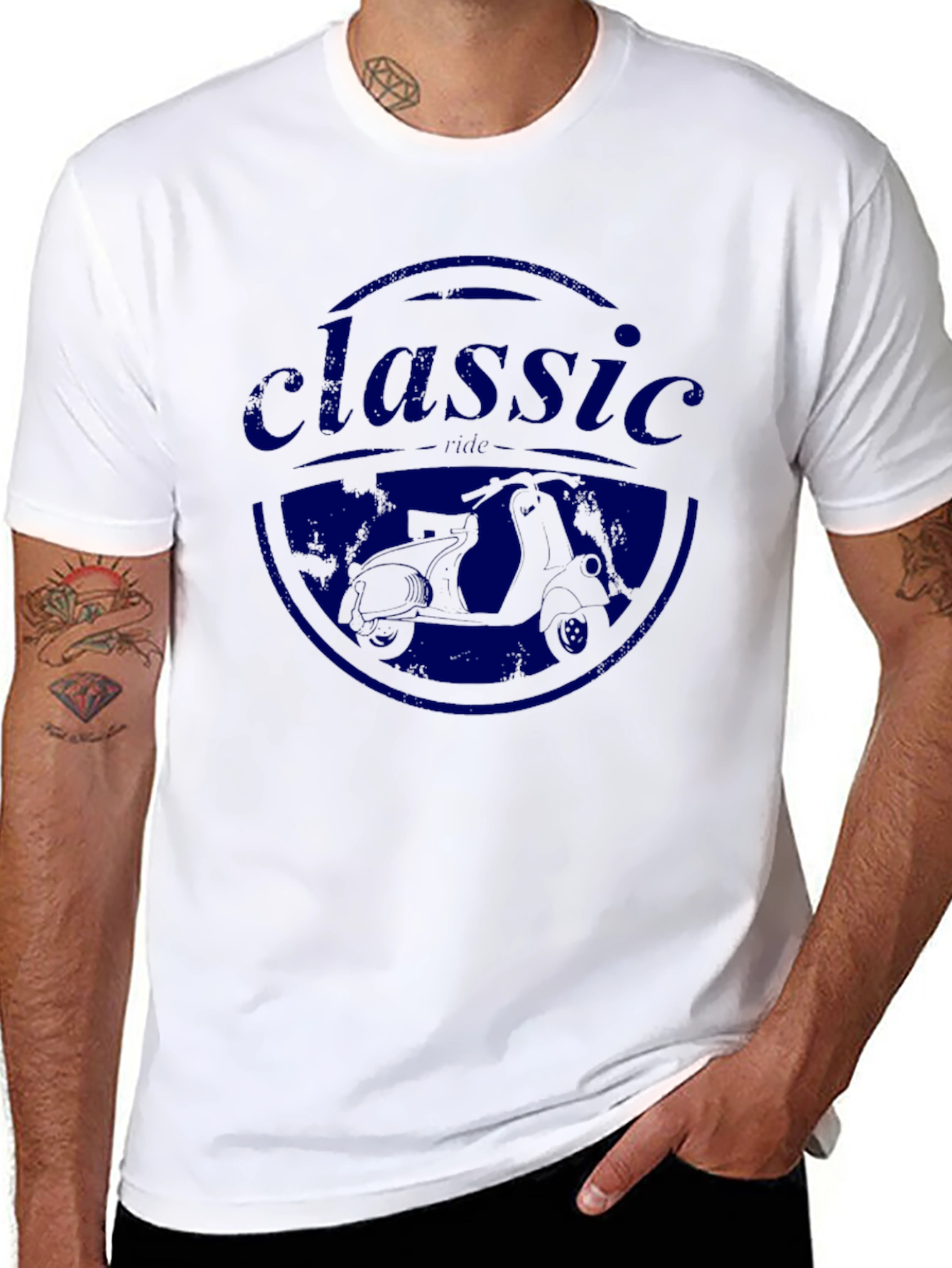 Classic Ride Tee - Scooter Graphic T-Shirt