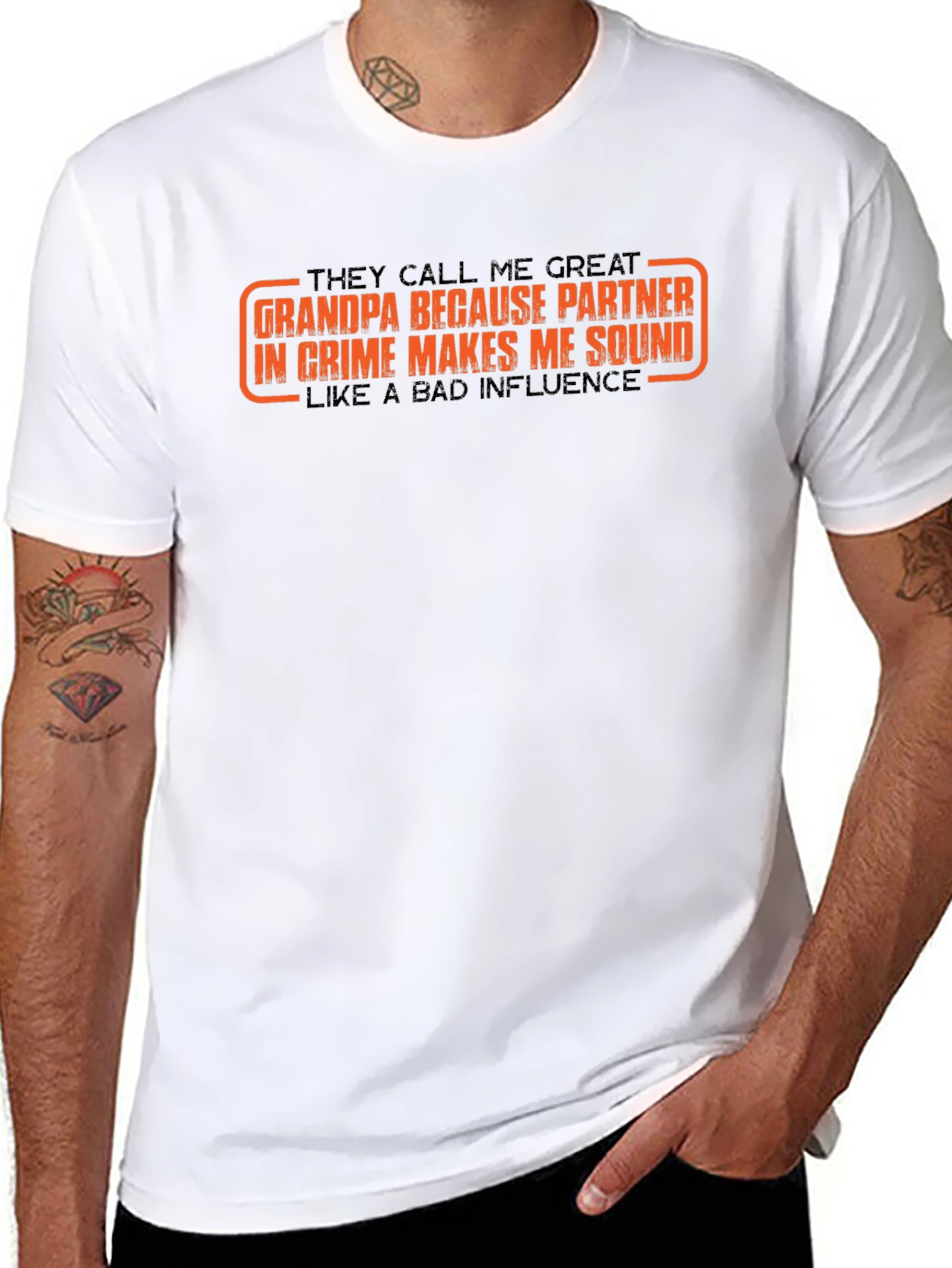 Funny Grandpa Partner In Crime T-Shirt