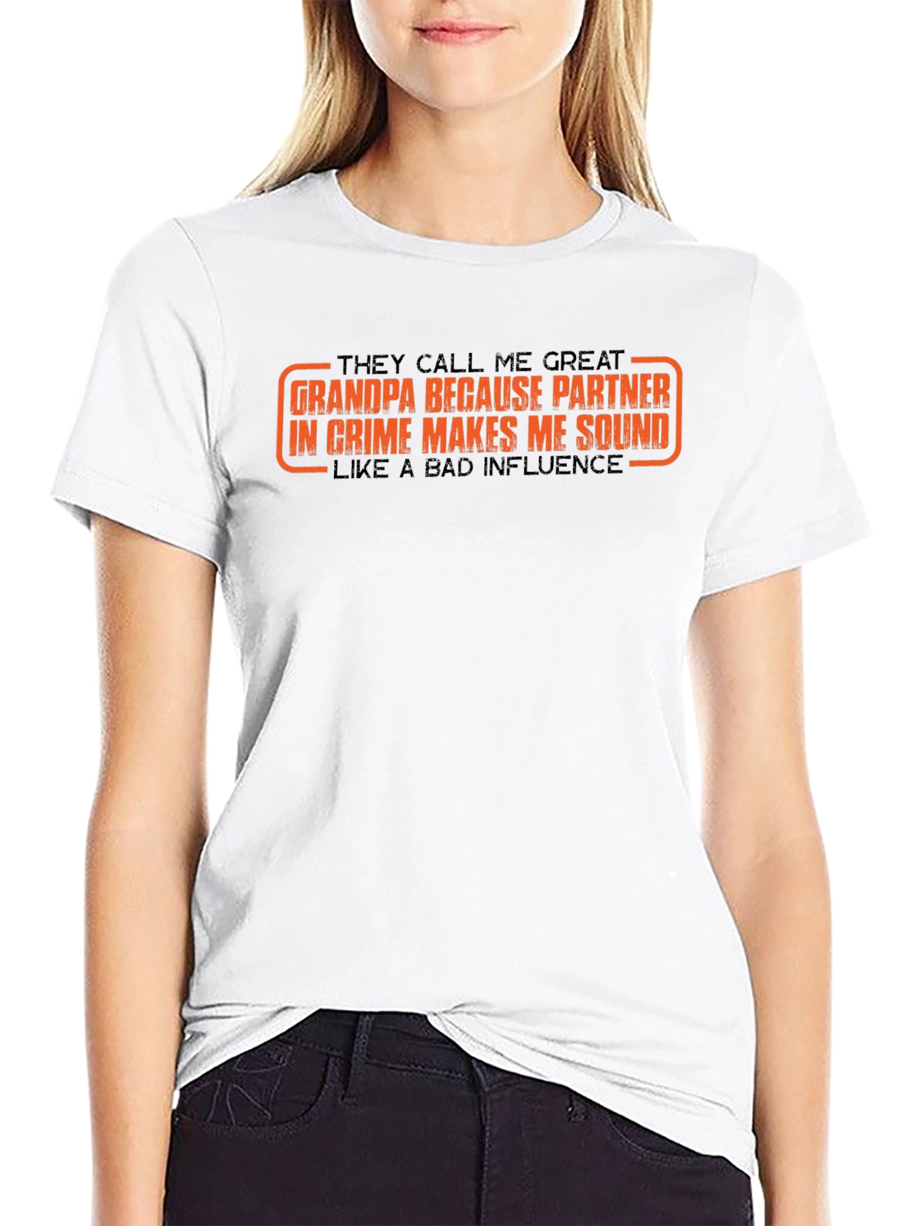 Funny Grandpa Partner In Crime T-Shirt